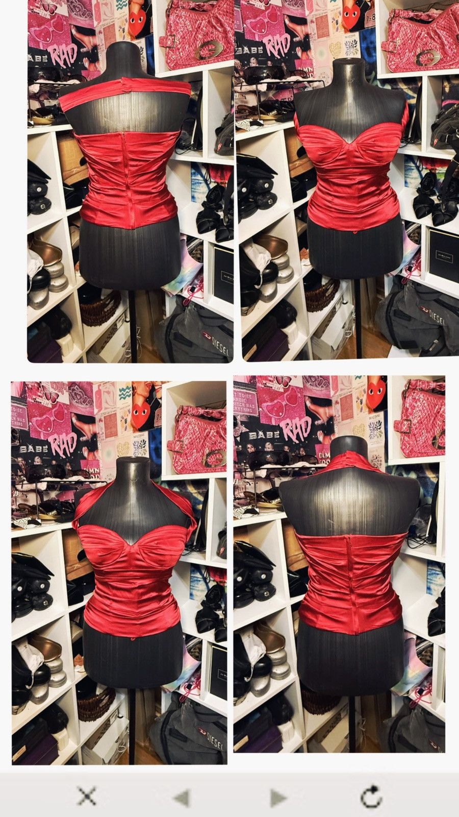 Dolce & Gabbana dolce & gabbana red top corset Size S / US 4 / IT 40 - 1 Thumbnail