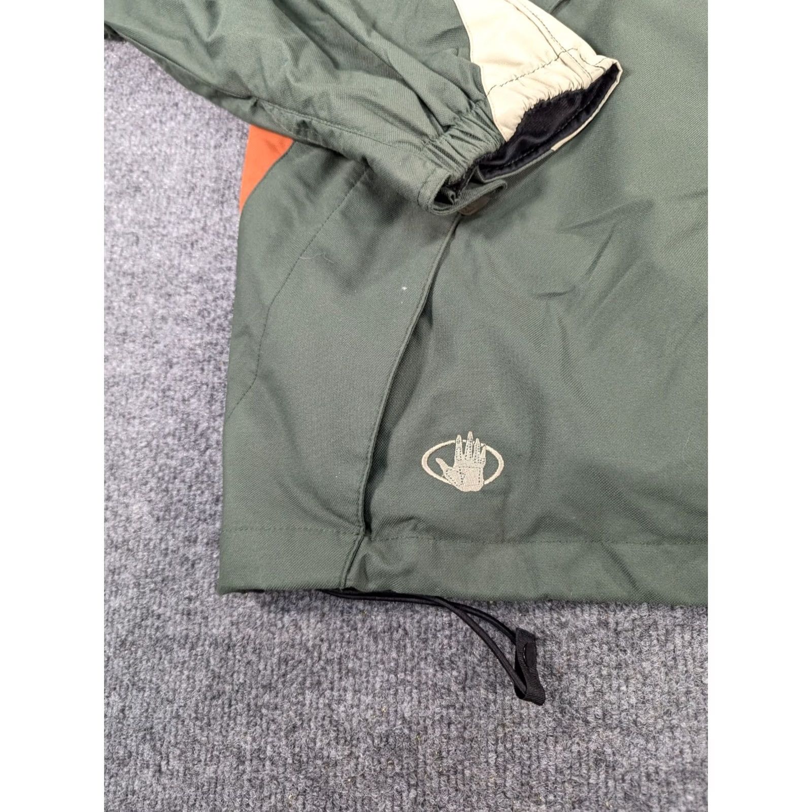 Body Glove VINTAGE Waterproof Jacket Men L Green 2001 Zip Hood Overcoat Size US L / EU 52-54 / 3 - 2 Thumbnail