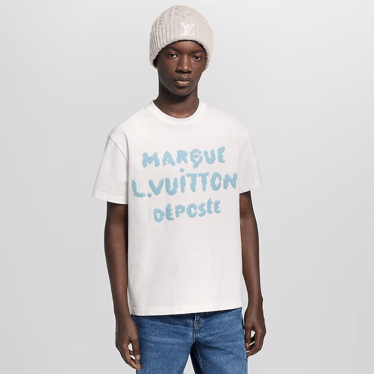 Louis Vuitton Embroidered Signature T-Shirt Size US XL / EU 56 / 4 - 2 Thumbnail