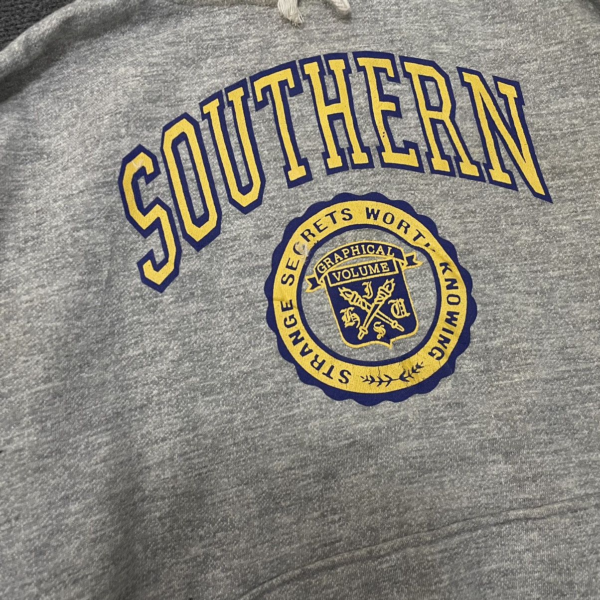 Vintage Vintage 1990s Southern University Pullover Hoodie Size US L / EU 52-54 / 3 - 2 Thumbnail