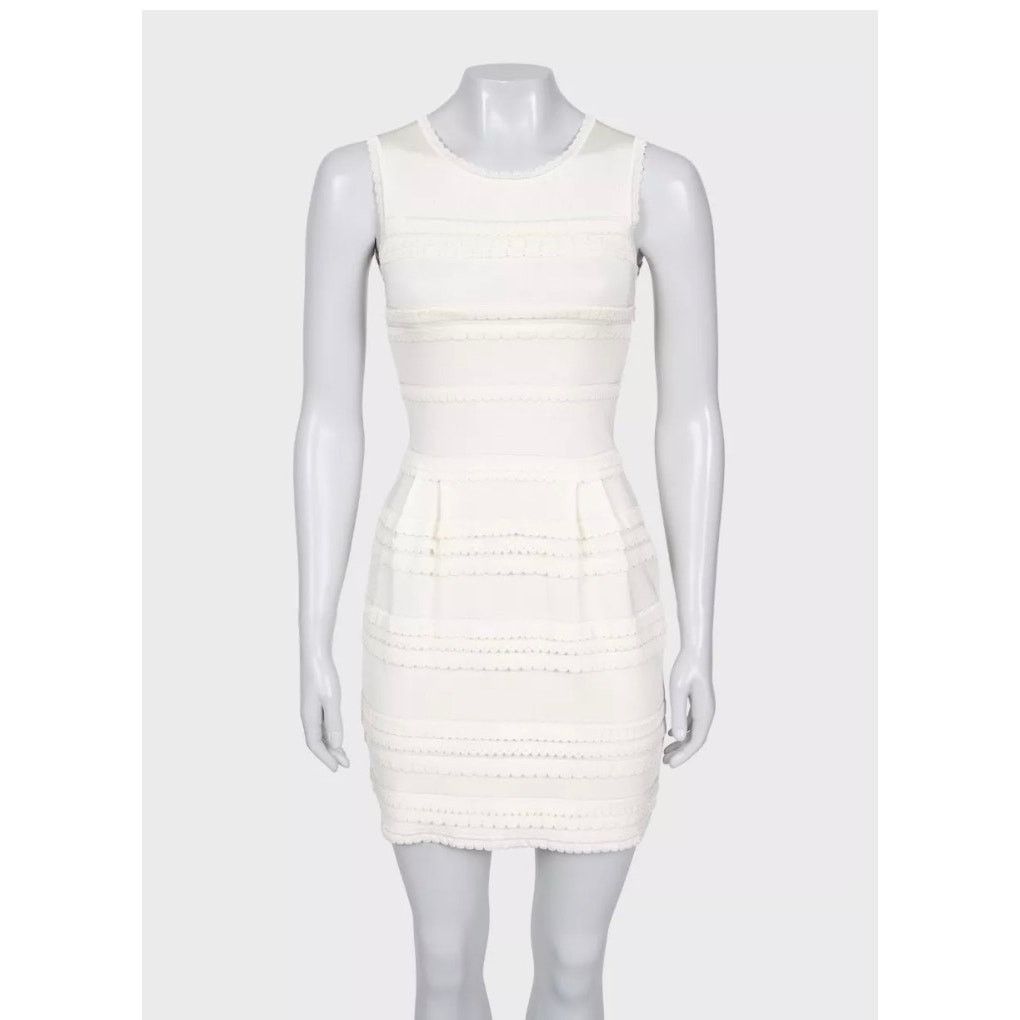 Dior Christian Dior White Dress & Jacket Set - Size S Size XS / US 0-2 / IT 36-38 - 5 Thumbnail