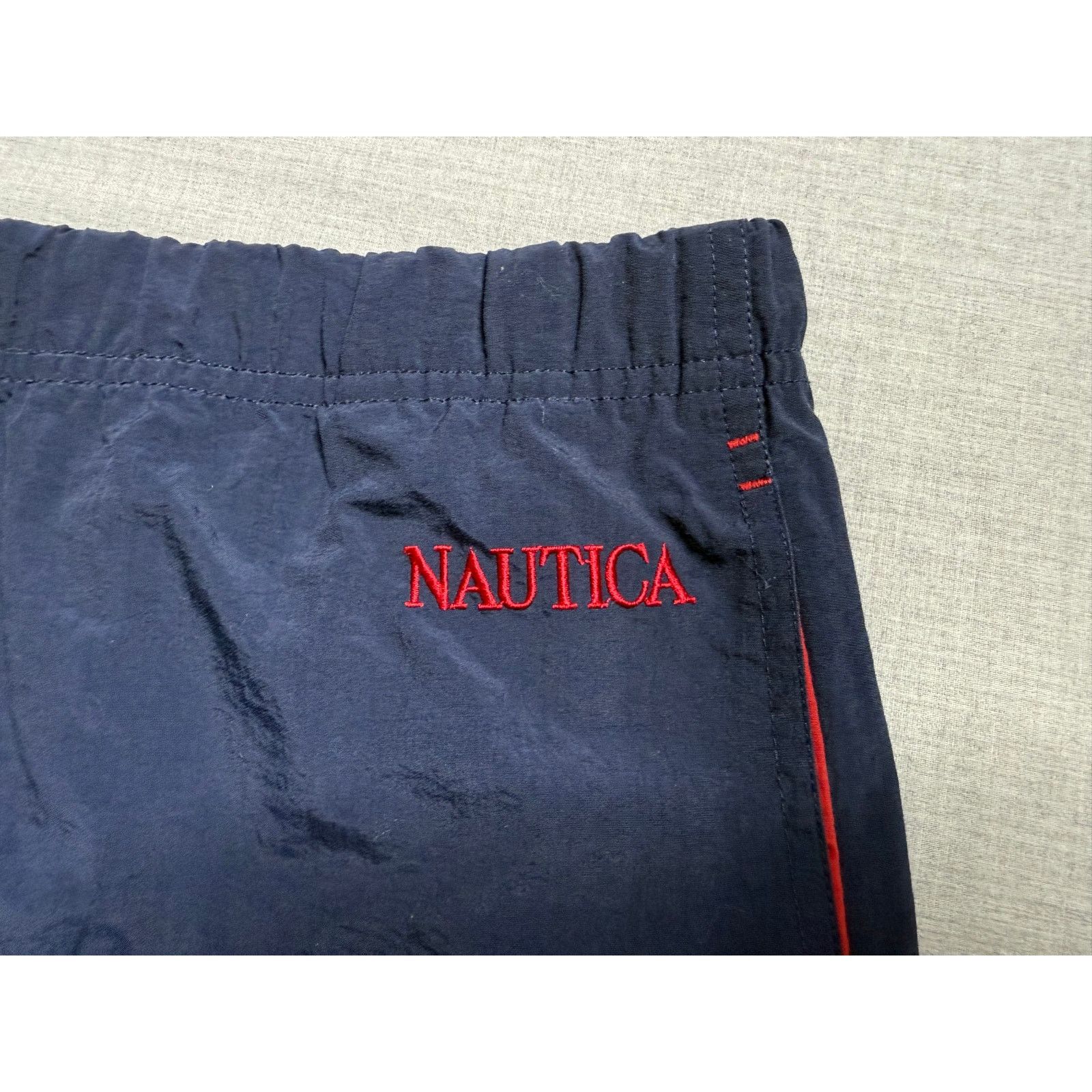 Nautica × Vintage Vintage Nautica Adjustable Windbreaker Track Pants XL Size US 42 / EU 58 - 4 Thumbnail