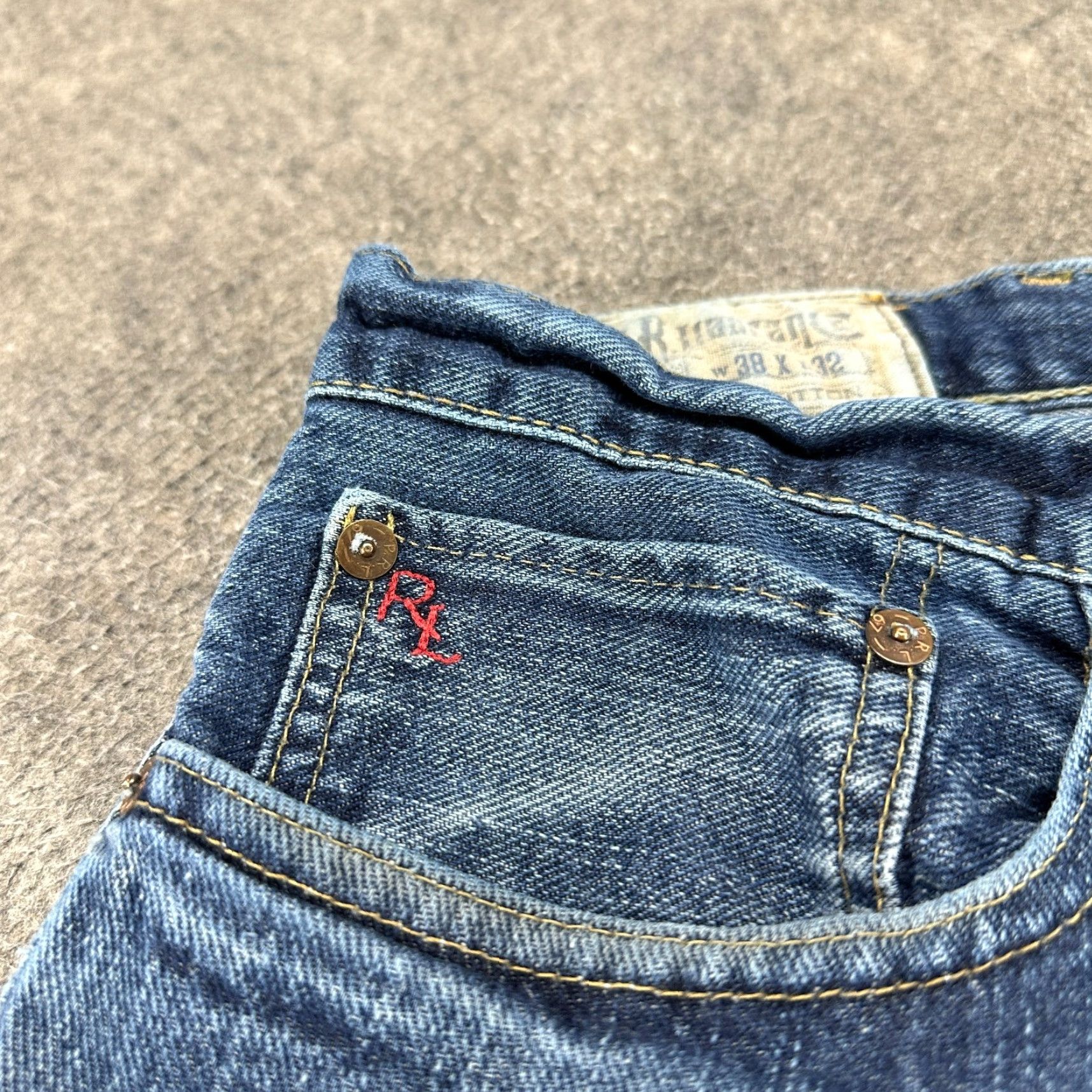 Polo Ralph Lauren Polo Ralph Lauren Jeans Polo by Ralph Lauren Hampton Straight Jeans Men 38x28 Blue Dark Wash Denim Classic Straight Pocket 5-Pocket Denim Cotton Size US M / EU 48-50 / 2 - 4 Thumbnail