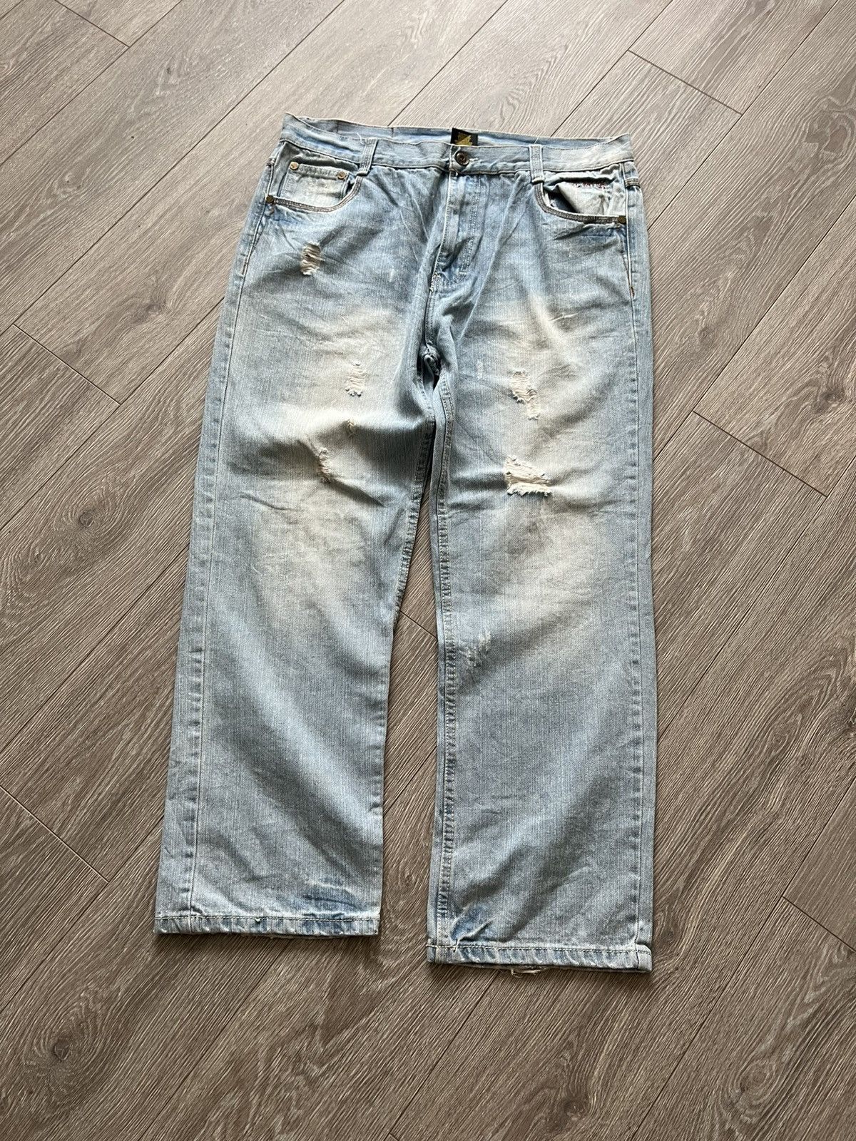Makaveli Vintage 2PAC Makaveli Baggy Jeans Pants Size US 38 / EU 54 - 13 Thumbnail