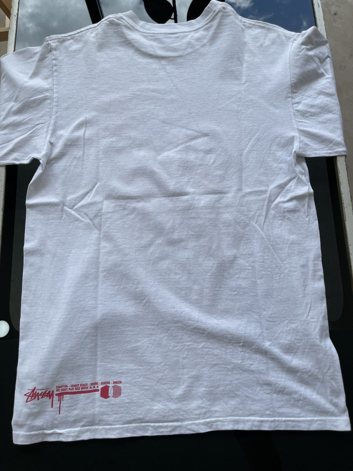 Stussy Vintage 2000s Stussy Old Gambler Dice T-Shirt White Size US M / EU 48-50 / 2 - 5 Thumbnail