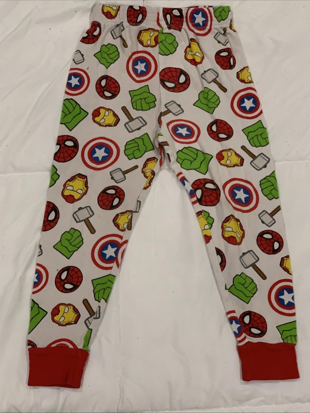 Marvel Comics Spider-Man, Iron Man, Marvel Kids' 2-Piece Pajama Set - 5T Size ONE SIZE - 3 Thumbnail