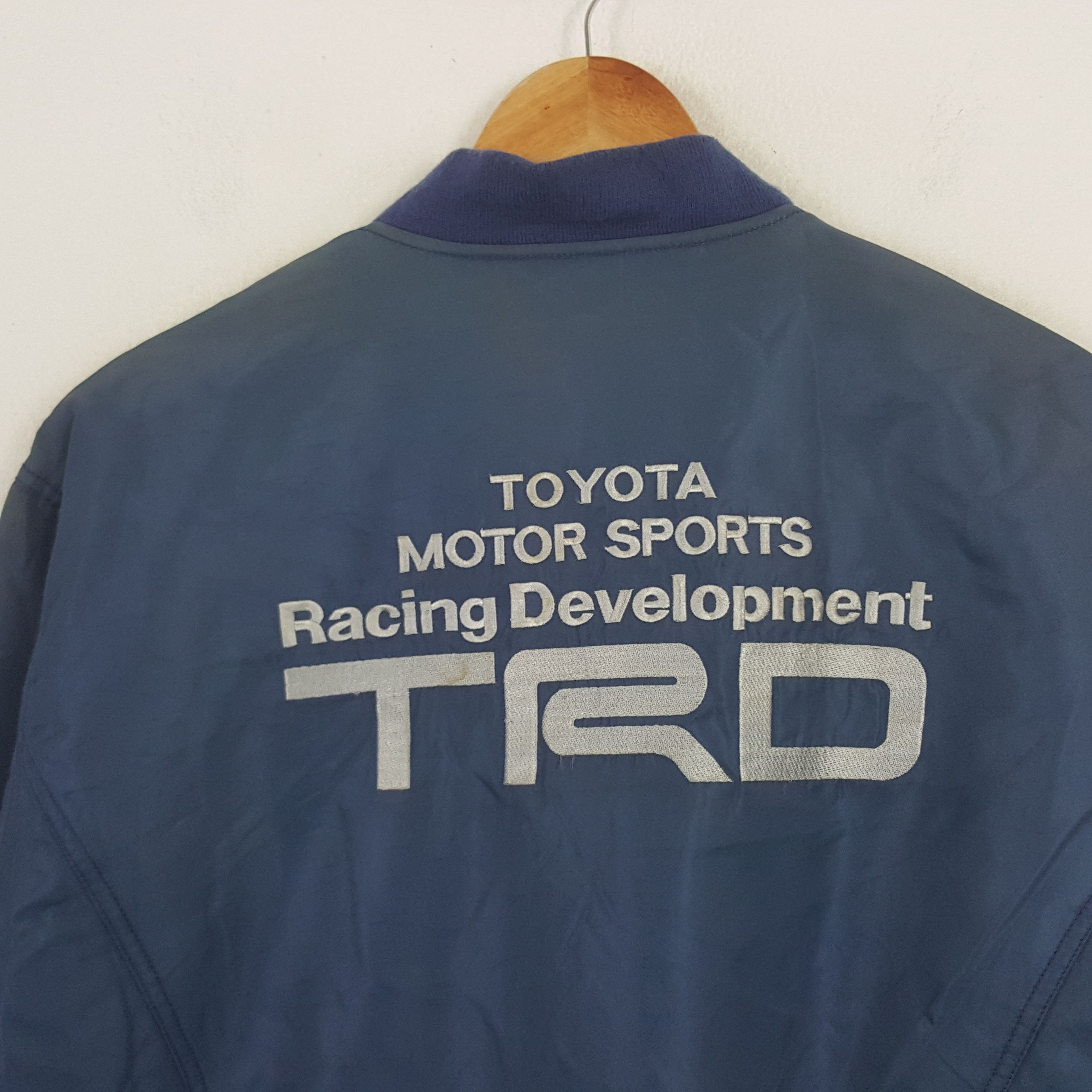 Japanese Brand × Vintage Vintage TRD Toyota Racing Motorsports Bombers Jacket Size US L / EU 52-54 / 3 - 2 Thumbnail