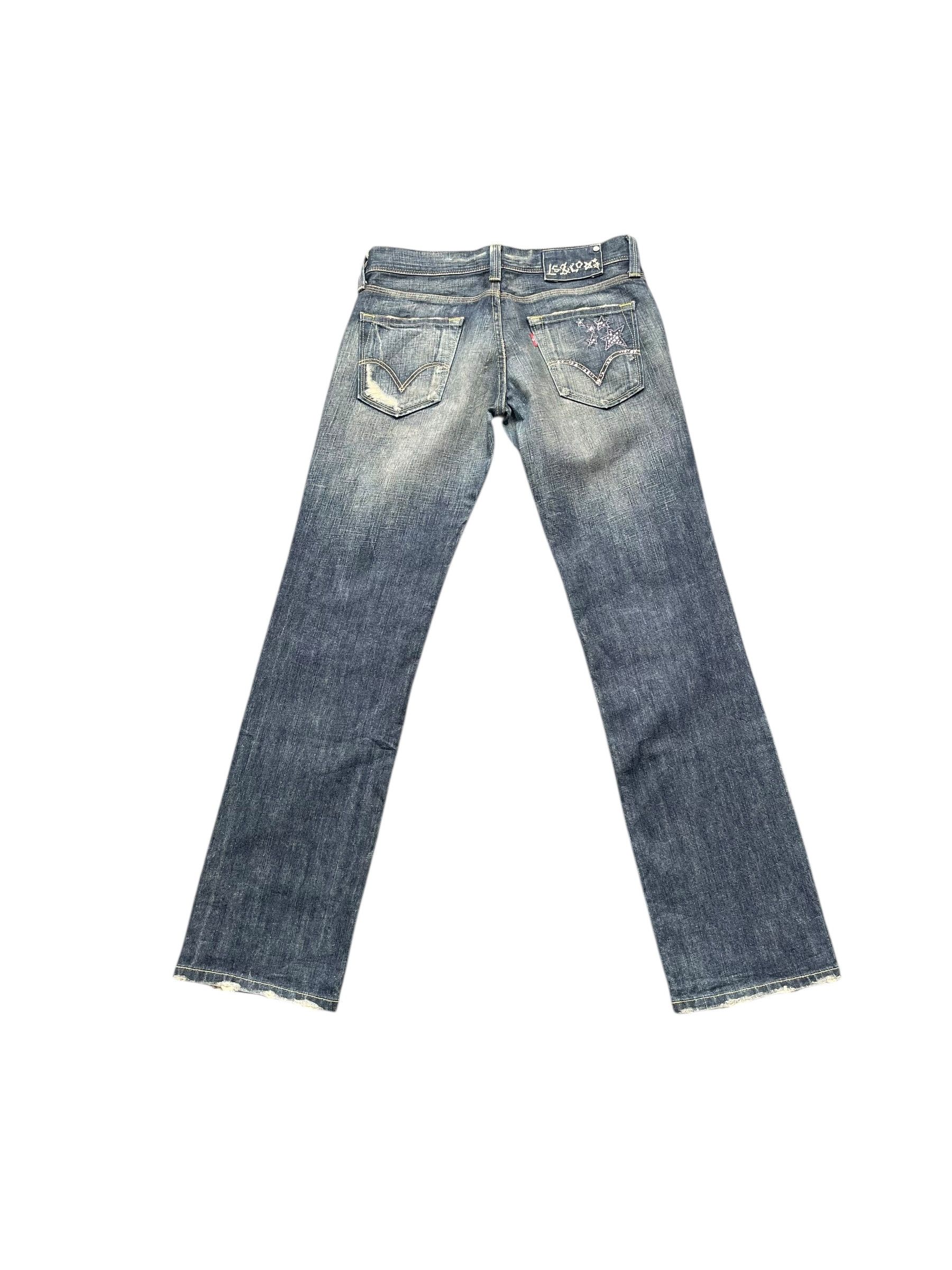 Levi's Vintage 2006 Levis 903 Lady Distresed Denim Size 31" - 5 Thumbnail