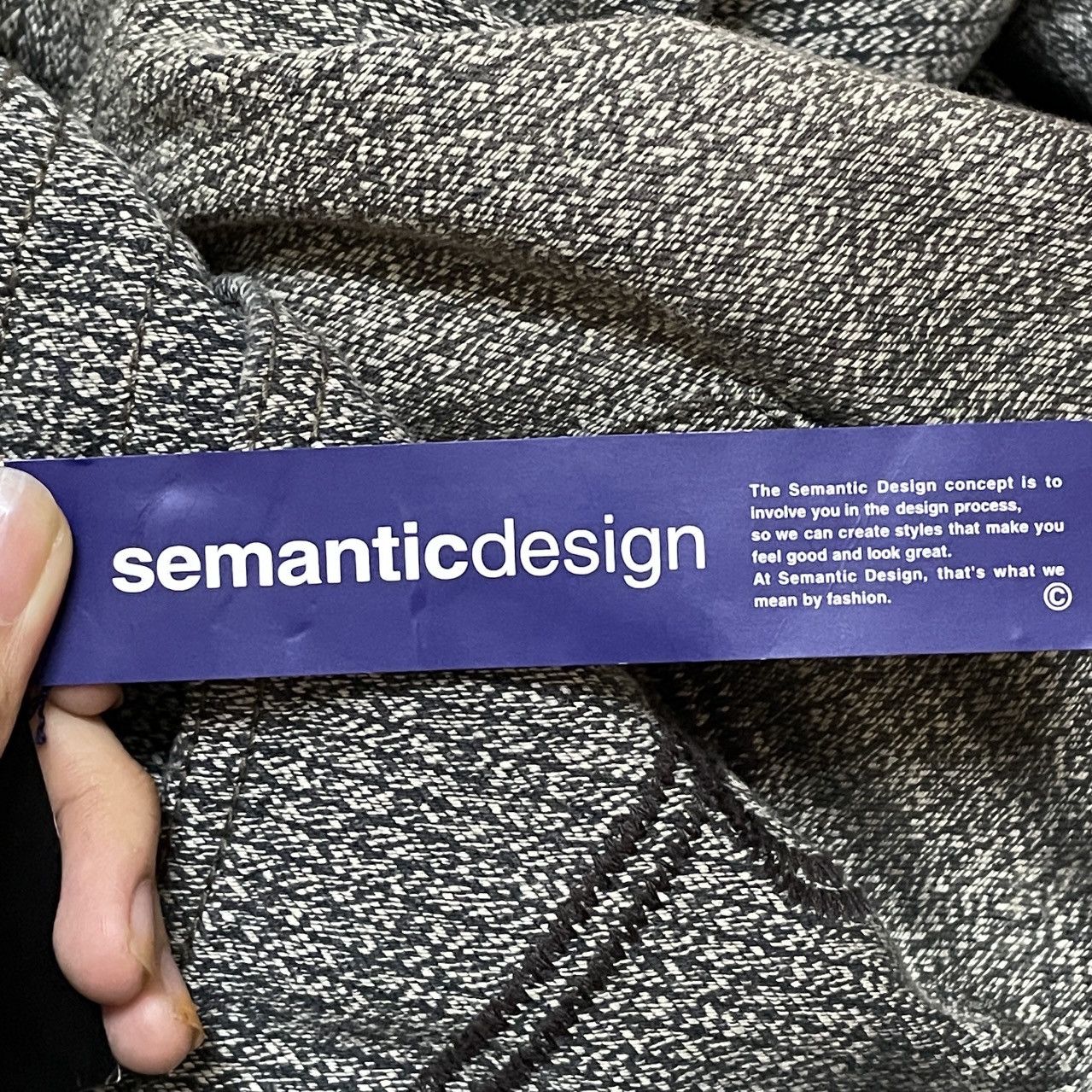 Japanese Brand × Vintage × semanticdesign Very Rare Vintage Japanese Brand Semantic Design Pants 1990s Size US 33 - 12 Thumbnail