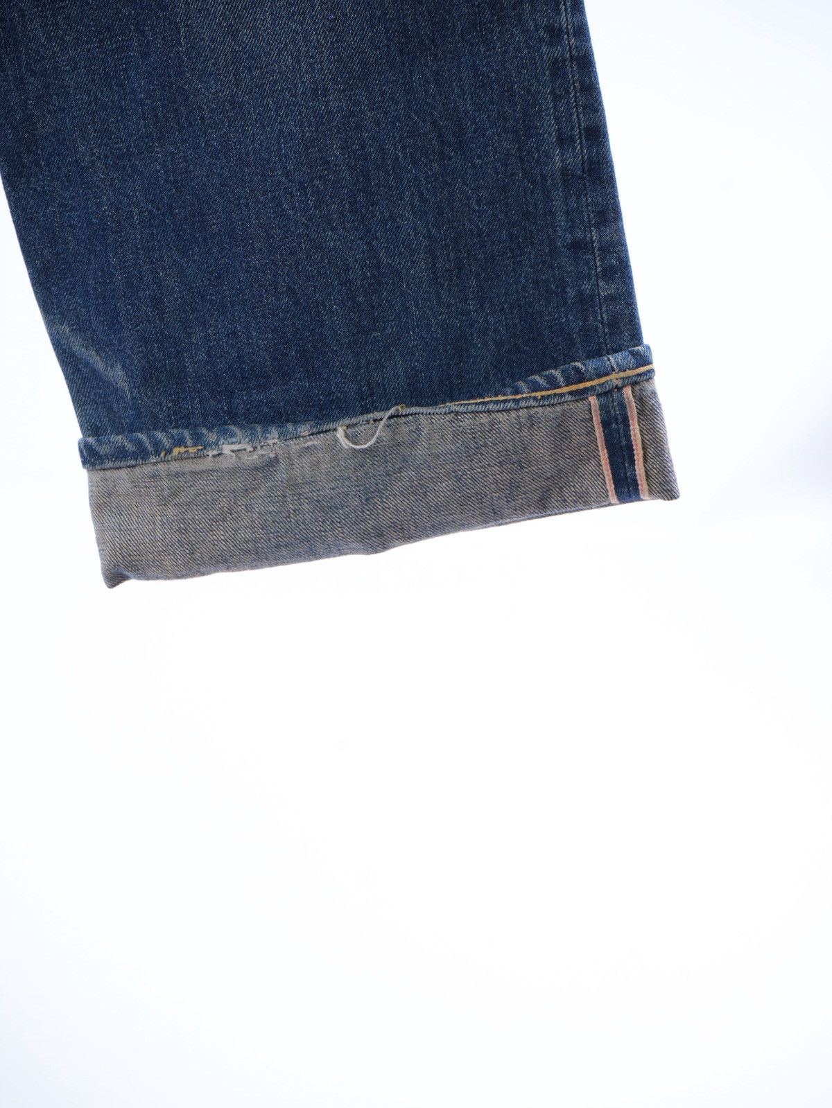 Sugar Cane Sugarcane 901 Wash Selvedge Lone Star Distressed Denim Jeans Size US 34 / EU 50 - 4 Thumbnail