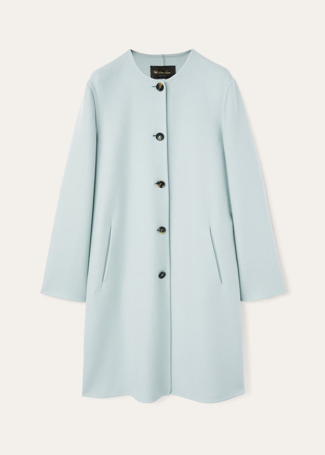 Loro Piana o1w1db10825 FAO8286 Ethan Coat in Light Blue Size M / US 6-8 / IT 42-44 - 1 Thumbnail
