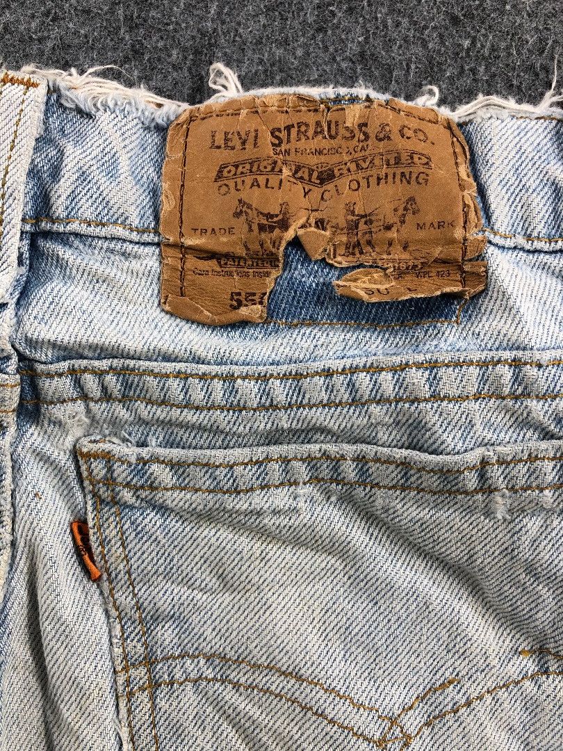 Levi's × Vintage Vintage Distress 90s Levis 550 Orange Tab Jeans-JM673 Size US 30 / EU 46 - 6 Thumbnail