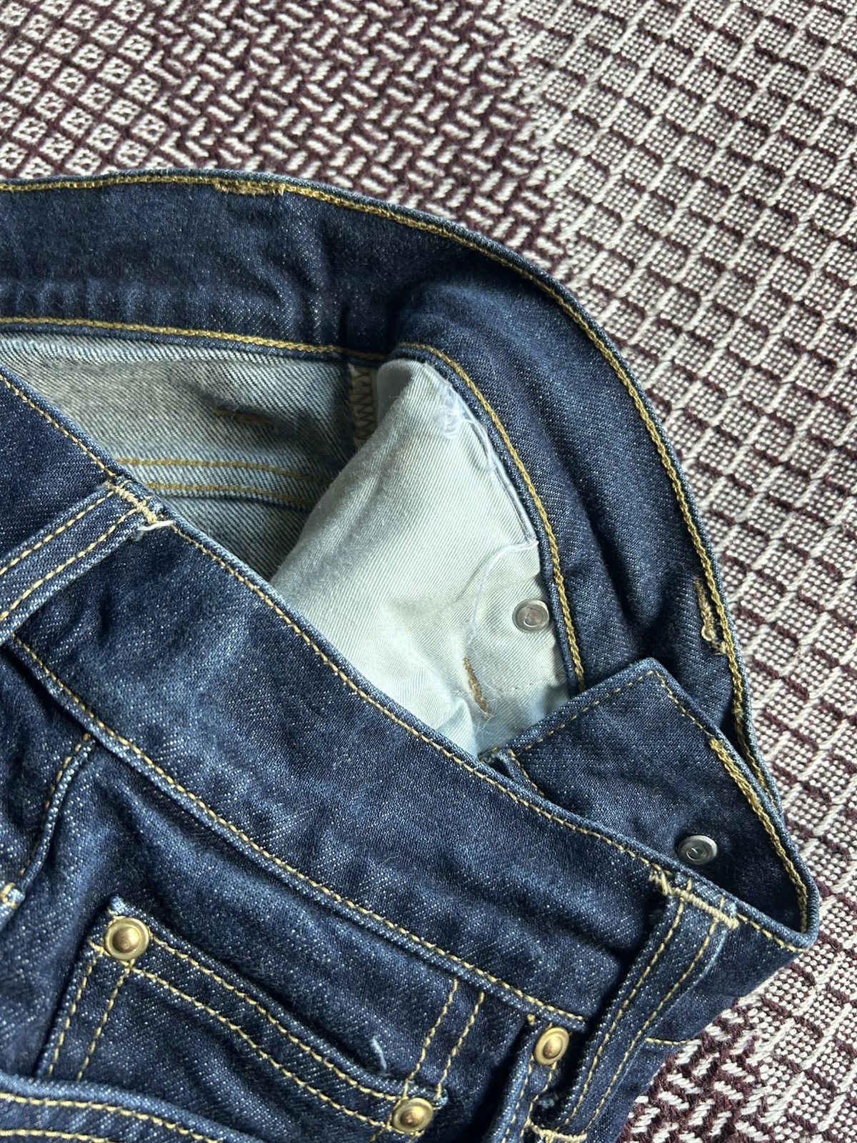 Vintage Vintage Carhartt WIP Denim Jeans Streetwear Style Size 27x32 Size 27" / US 4 / IT 40 - 9 Thumbnail