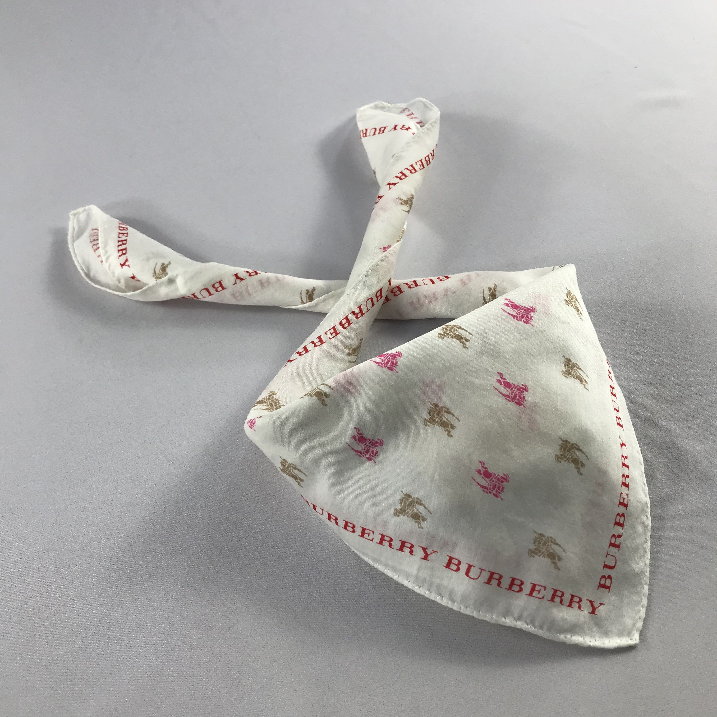 Burberry Burberry Handkerchief / Bandana / Neckerchief C715 Size ONE SIZE - 2 Thumbnail