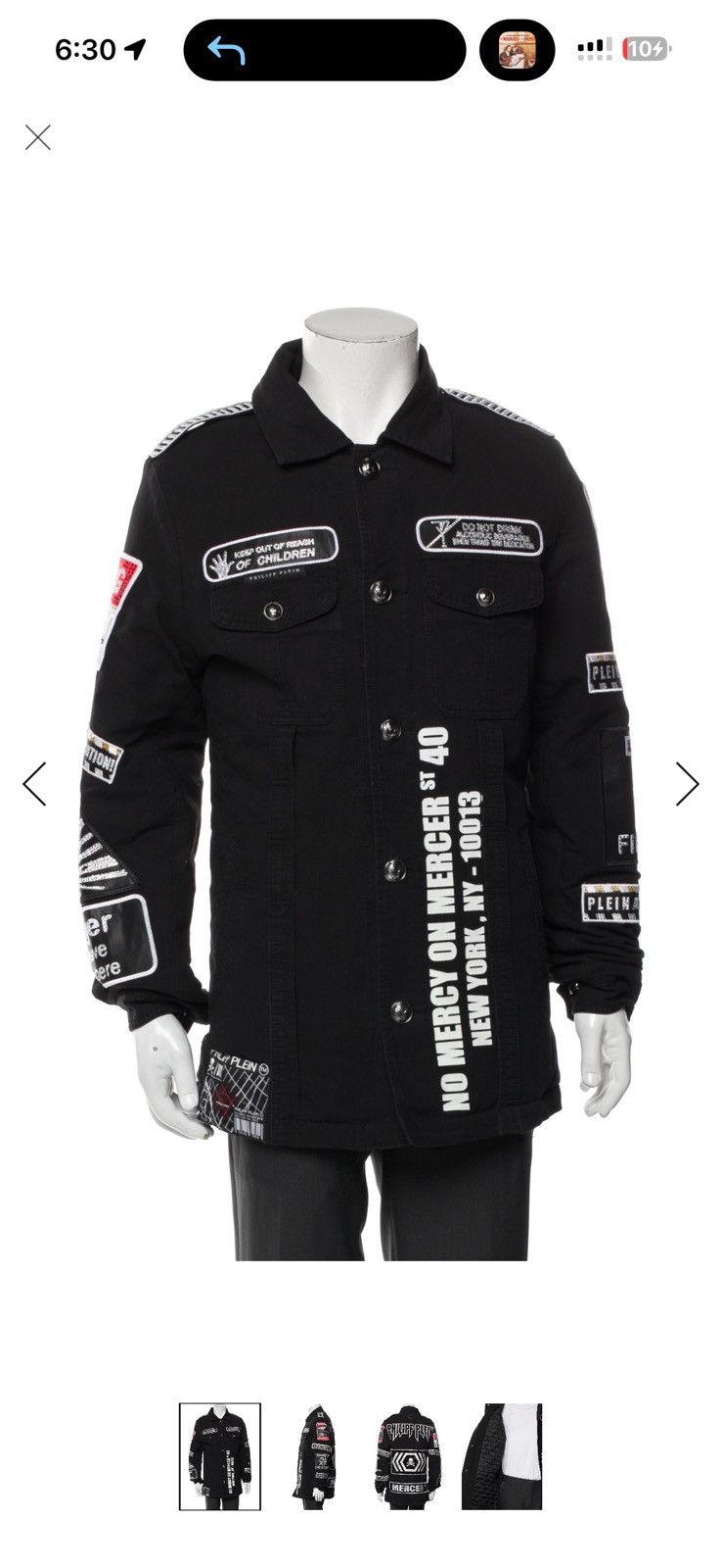 Philipp Plein Philipp Plein jeweled jacket Size US L / EU 52-54 / 3 - 20 Thumbnail