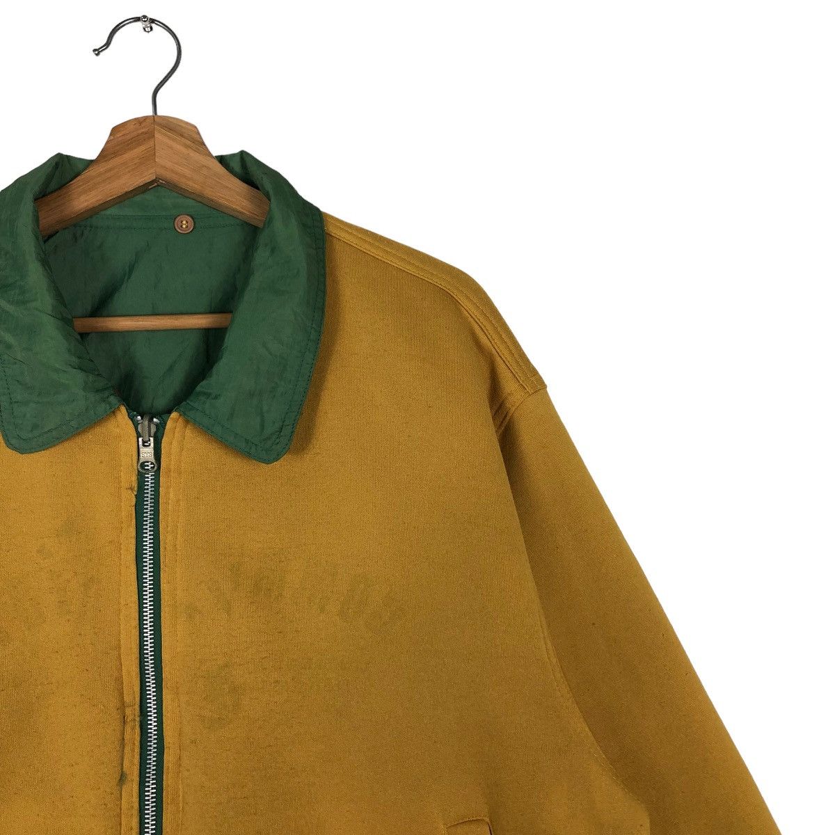 Hysteric Glamour 🔥90’s Vintage Reversible Bomber Jacket Communication Japan Size US L / EU 52-54 / 3 - 16 Thumbnail