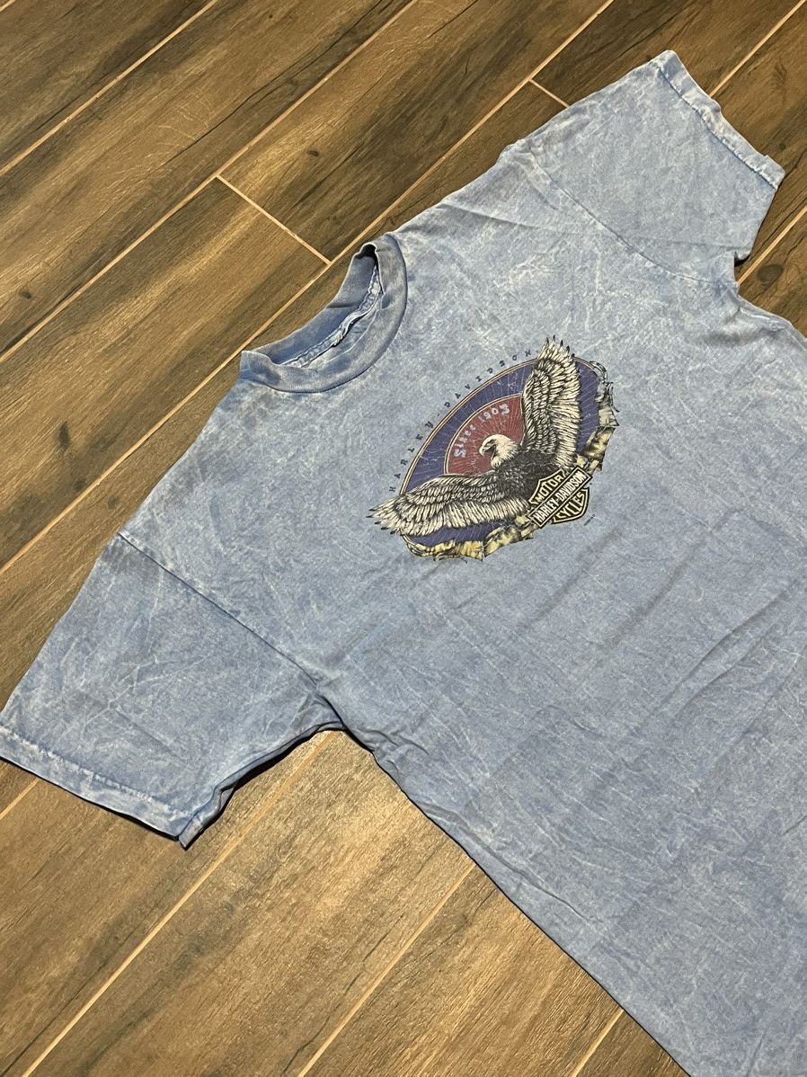 Harley Davidson × Vintage Vintage 90’s Harley Davidson Portugal T Shirt Size US XL / EU 56 / 4 - 4 Thumbnail