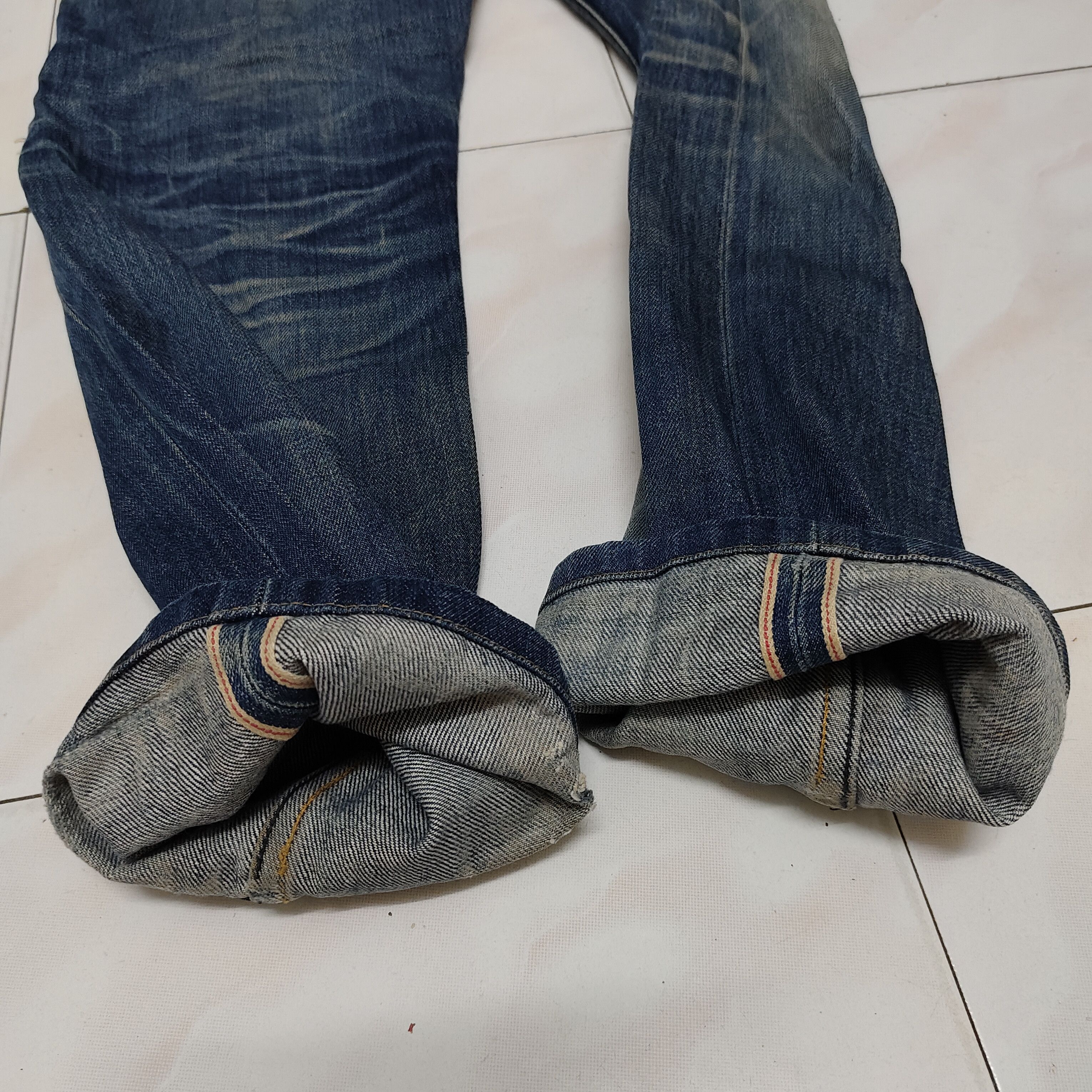 A.P.C. APC Distressed Selvedge Jeans Size US 29 - 4 Thumbnail