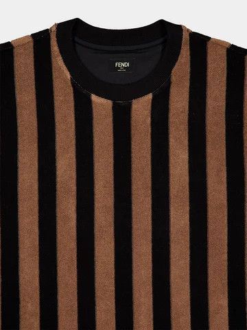 Fendi o1B3y1r0326 T-Shirt in Brown/Black Size US M / EU 48-50 / 2 - 3 Thumbnail