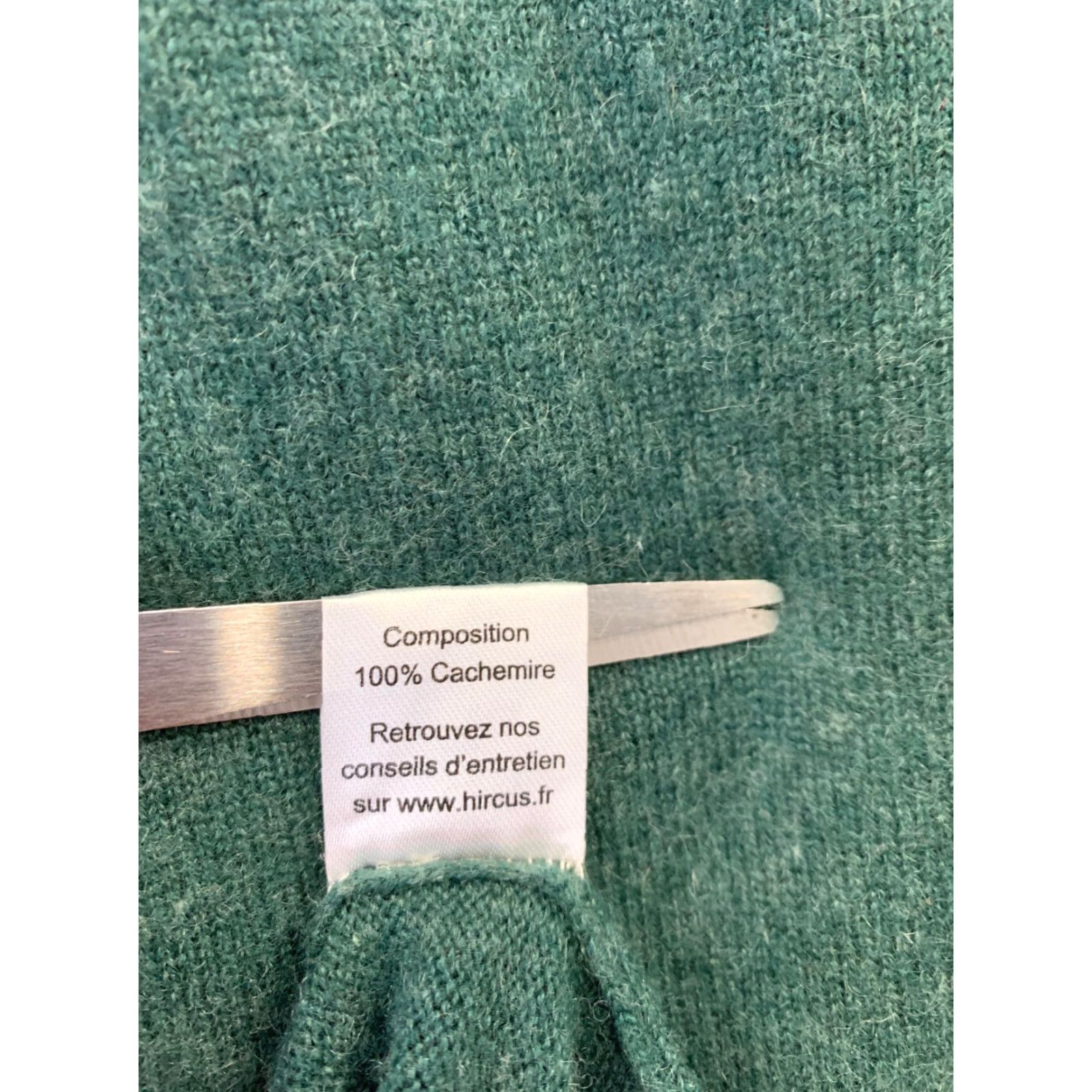 Vintage Hircus Sweater Green Men's M Crewneck Cashmere Pullover 100% - Vintage? No (pre-owned) Size US M / EU 48-50 / 2 - 5 Thumbnail