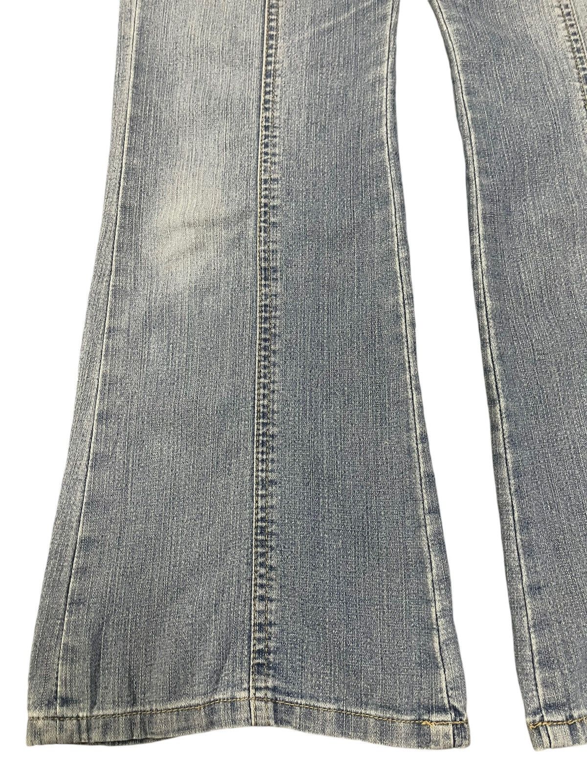 Hysteric Glamour Vintage Japanese Brand Blue Wash Style Wide Leg Jeans Size US 30 / EU 46 - 7 Thumbnail