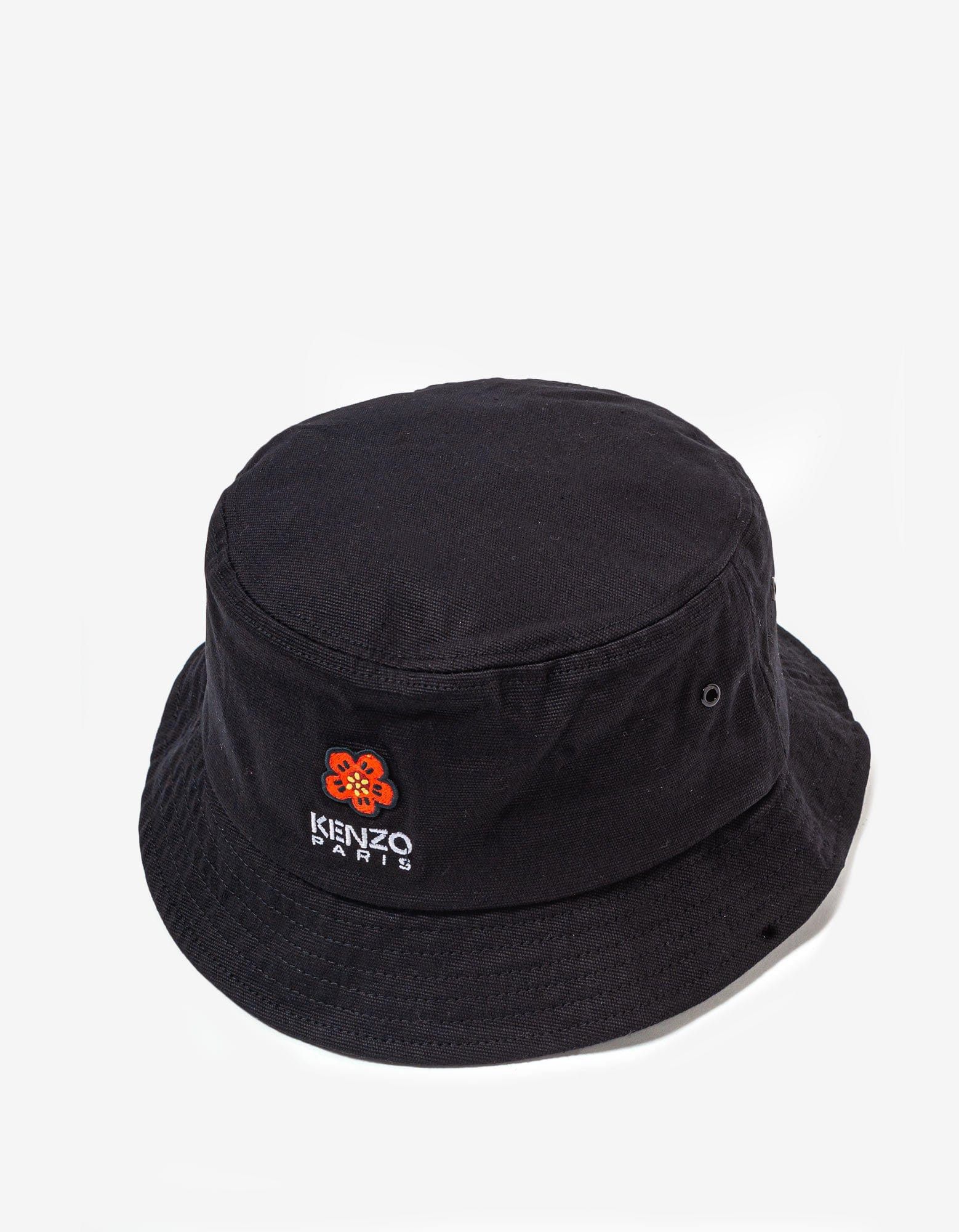 Kenzo Black 'Boke Flower' Crest Bucket Hat SIZE S Size 30 - 5 Thumbnail