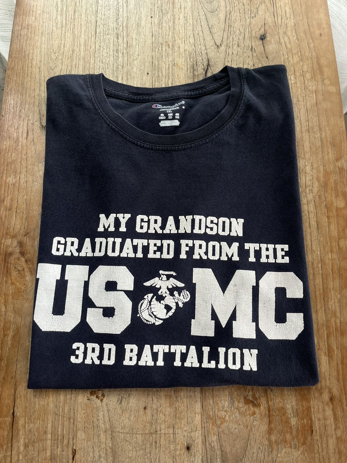 Champion Champions USMC 3RD BATTALION T-shirt Size US XL / EU 56 / 4 - 1 Thumbnail