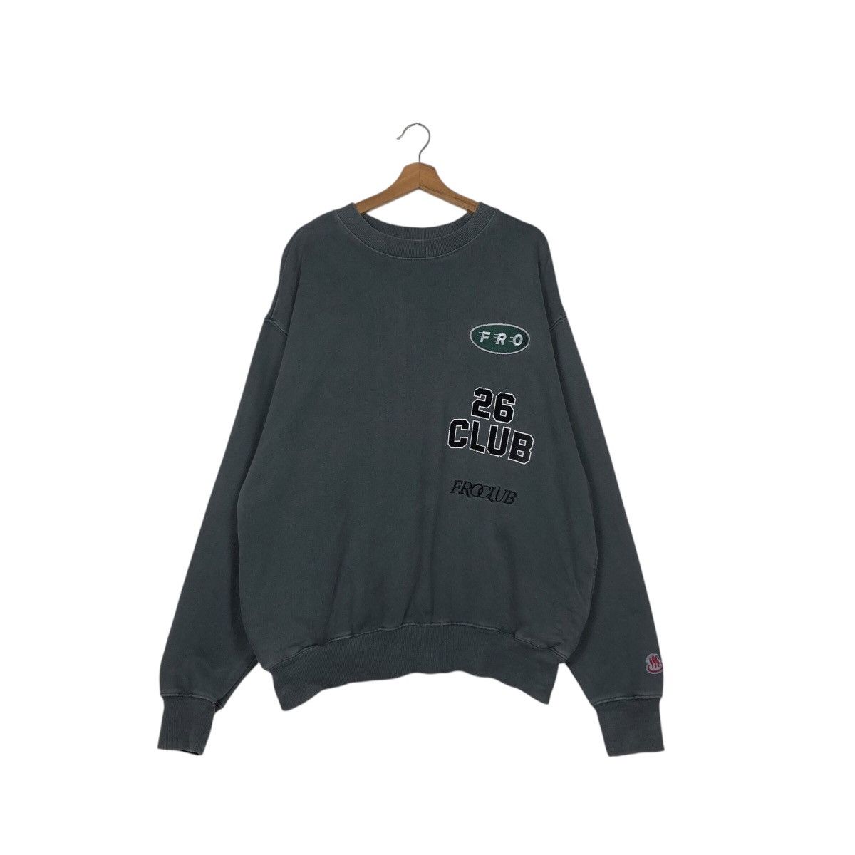 Japanese Brand 📌Vintage Sweatshirt Fro Spaduba Club Big Logo Embroidered Size US L / EU 52-54 / 3 - 2 Thumbnail