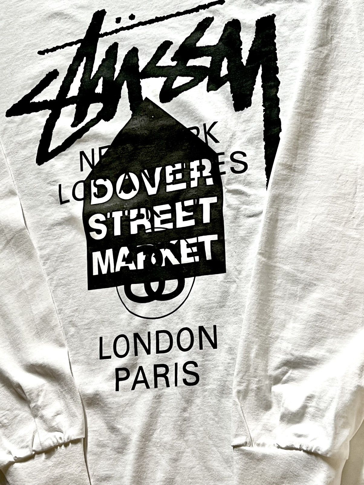 Dover Street Market × Stussy Stussy x DSM LS T white large Size US L / EU 52-54 / 3 - 7 Thumbnail