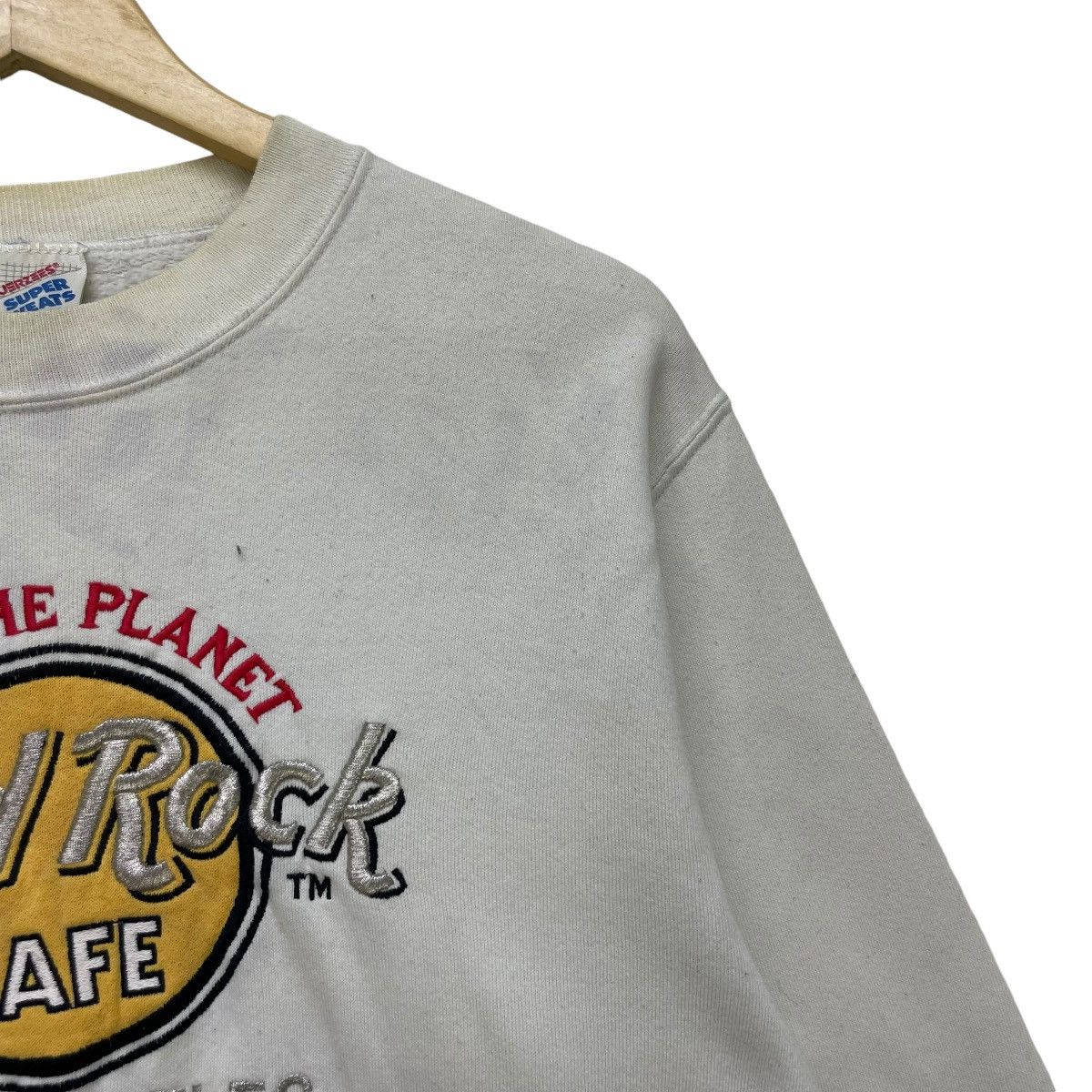 Hard Rock Cafe × Japanese Brand × Vintage Vintage Hard Rock Los Angelos Sweatshirt Size US S / EU 44-46 / 1 - 4 Thumbnail