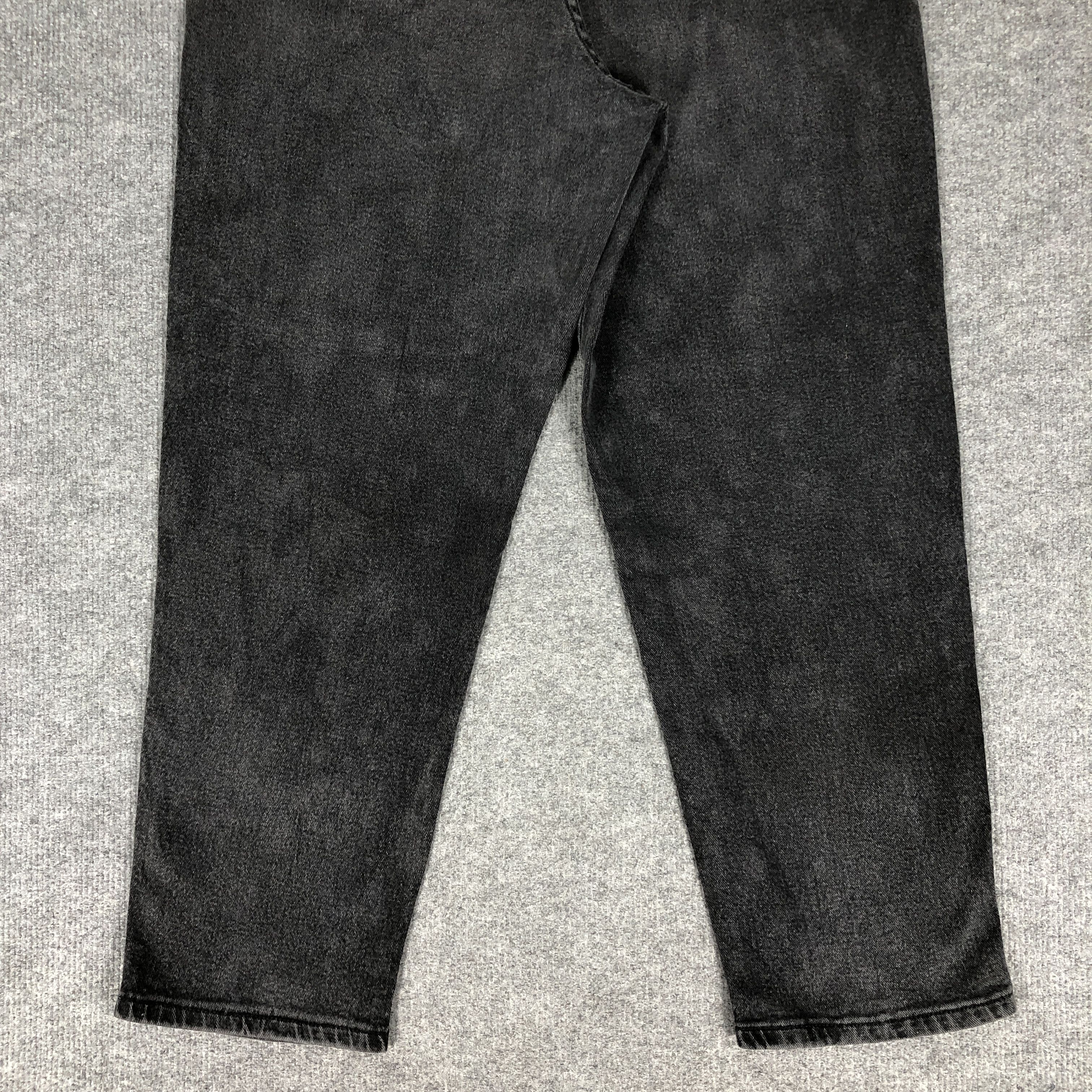 Lee × Vintage Womens Vintage Lee Jeans Side Elastic Faded Black L891W Size 30" / US 8 / IT 44 - 3 Thumbnail