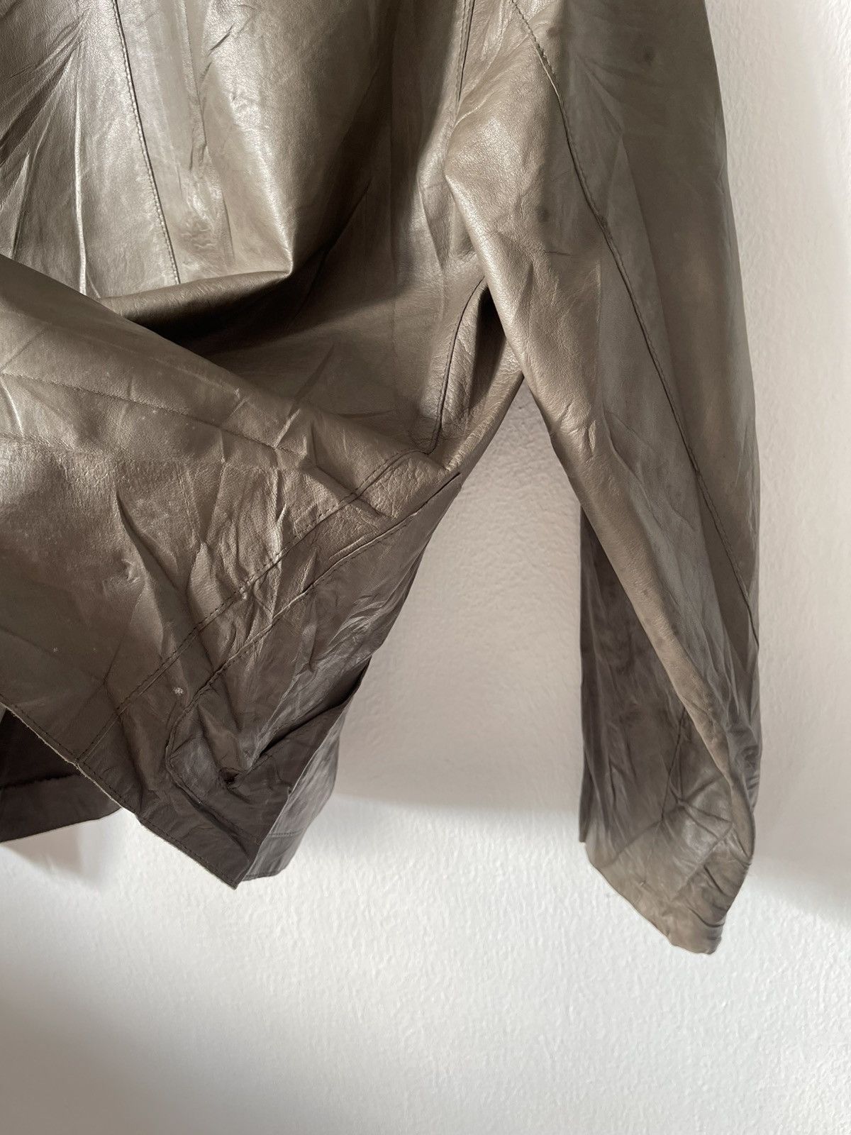 Designer Slyvie Schimmel Lamb Leather Jacket Size US XS / EU 42 / 0 - 11 Thumbnail