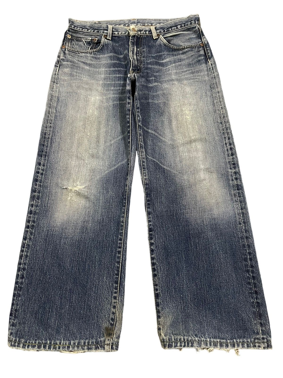 image of 1990X Clothing x Levis Vintage 90's Levis 510 Blue Wash Style Baggy Jeans, Men's (Size 33)