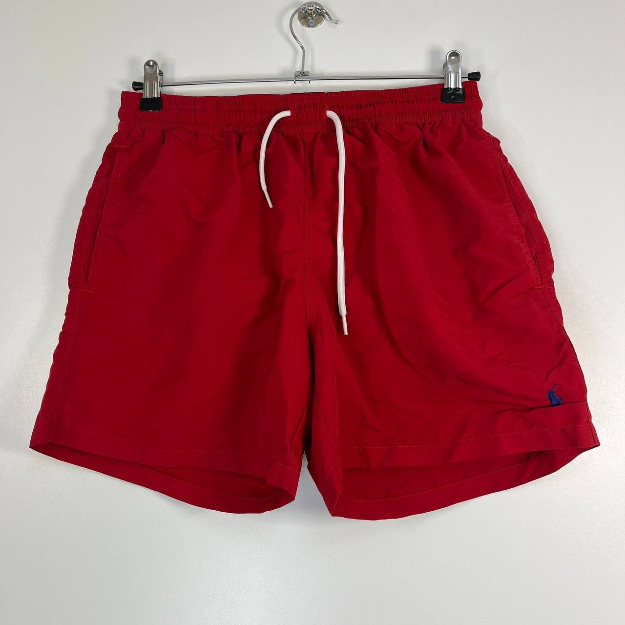 Polo Ralph Lauren Polo Ralph Lauren Mens Swim Shorts Red Mesh Lined Size M Size US 35 - 1 Thumbnail