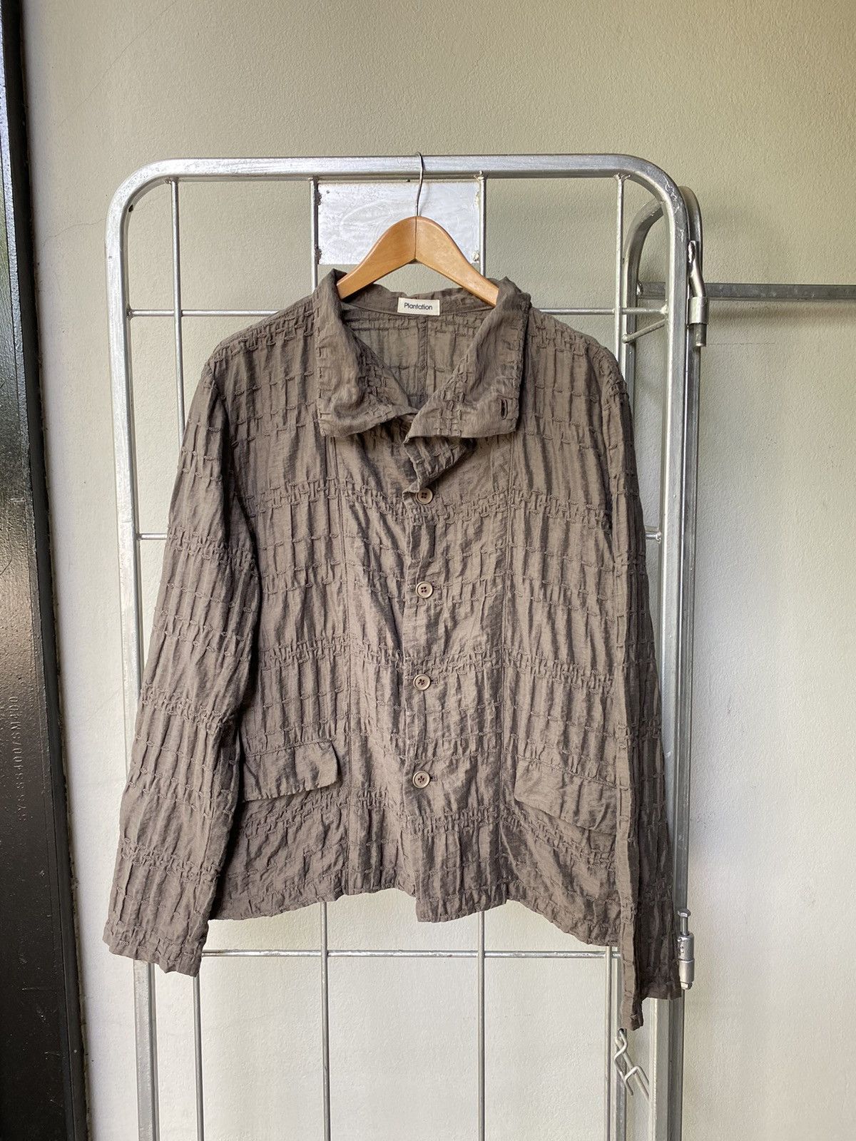 Issey Miyake Plantation stitch brow shirt Size M / US 6-8 / IT 42-44 - 1 Thumbnail