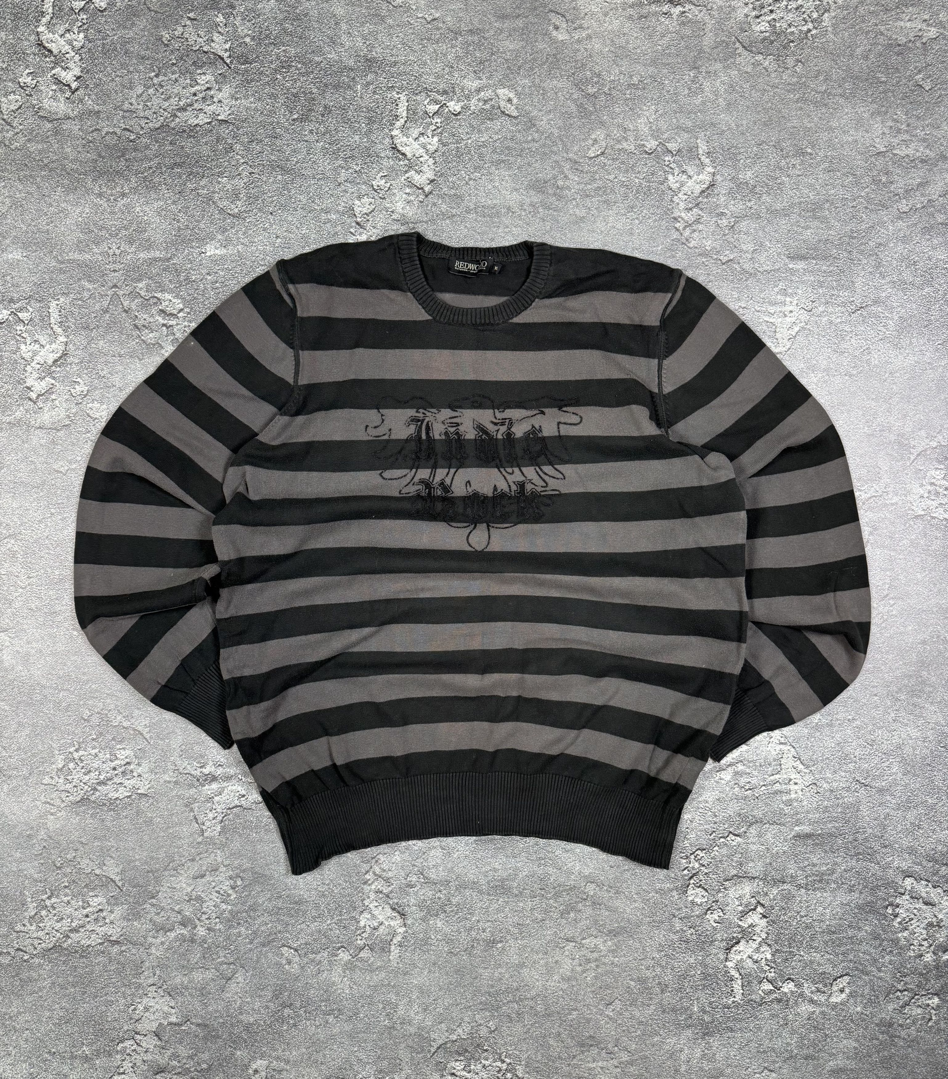 Redwood Y2K 2000s If Six Was Nine Striped Sweater Size XL