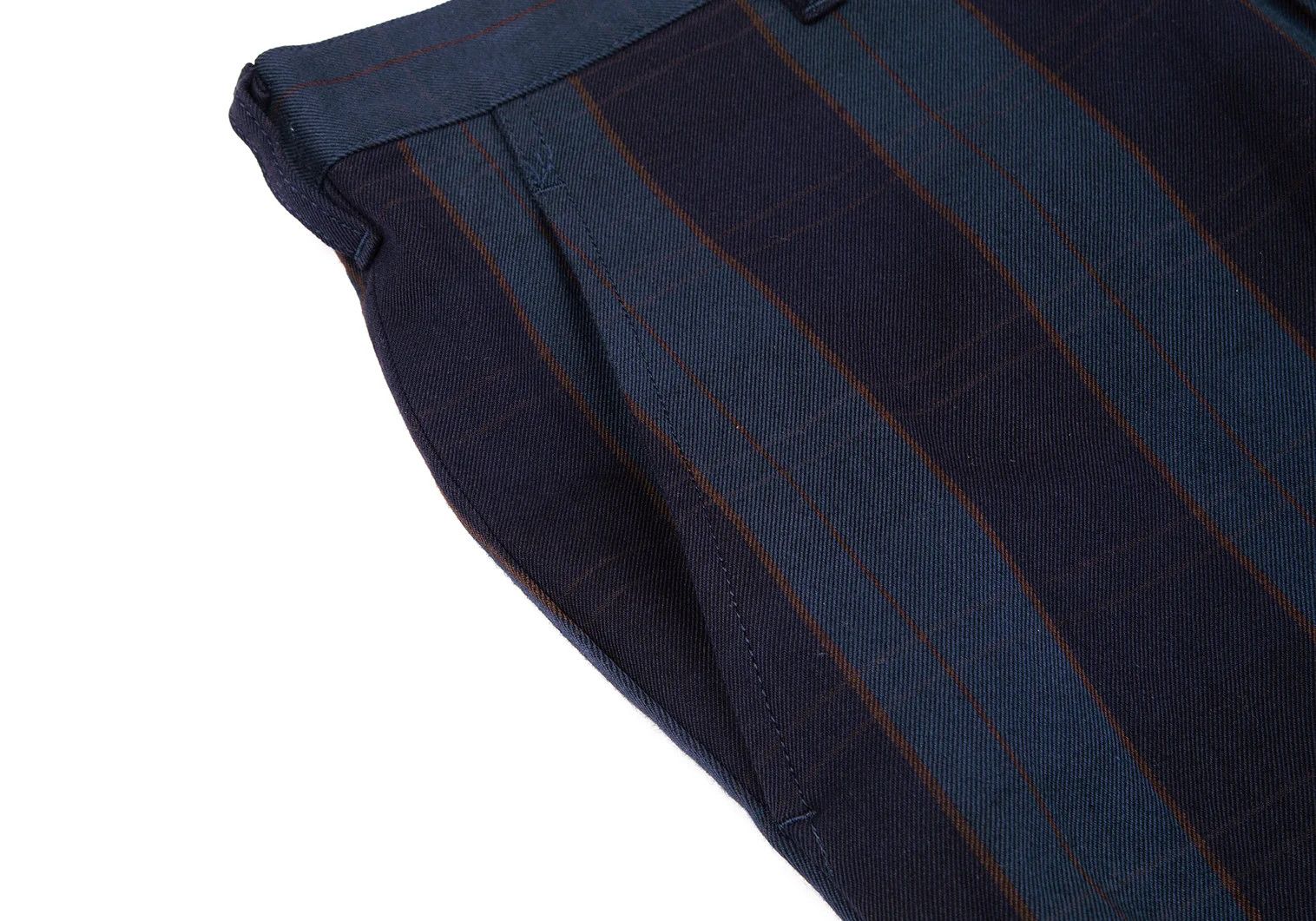 Yohji Yamamoto Yohji Yamamoto Cotton Wool Check Double Pants Size US 36 / EU 52 - 6 Thumbnail