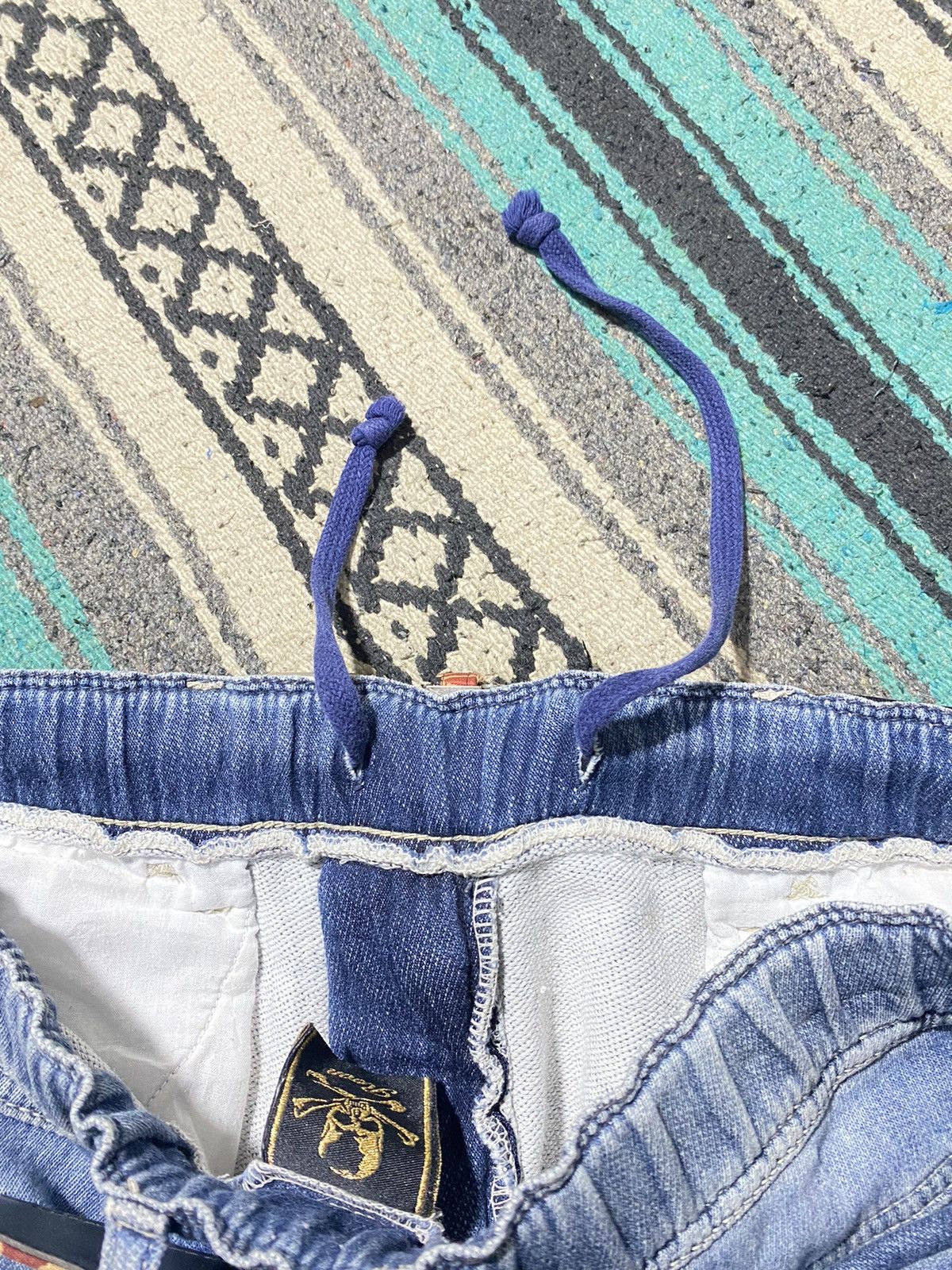Roen Roen Studded Denim Cotton Relax Pants Size US 31 - 16 Thumbnail