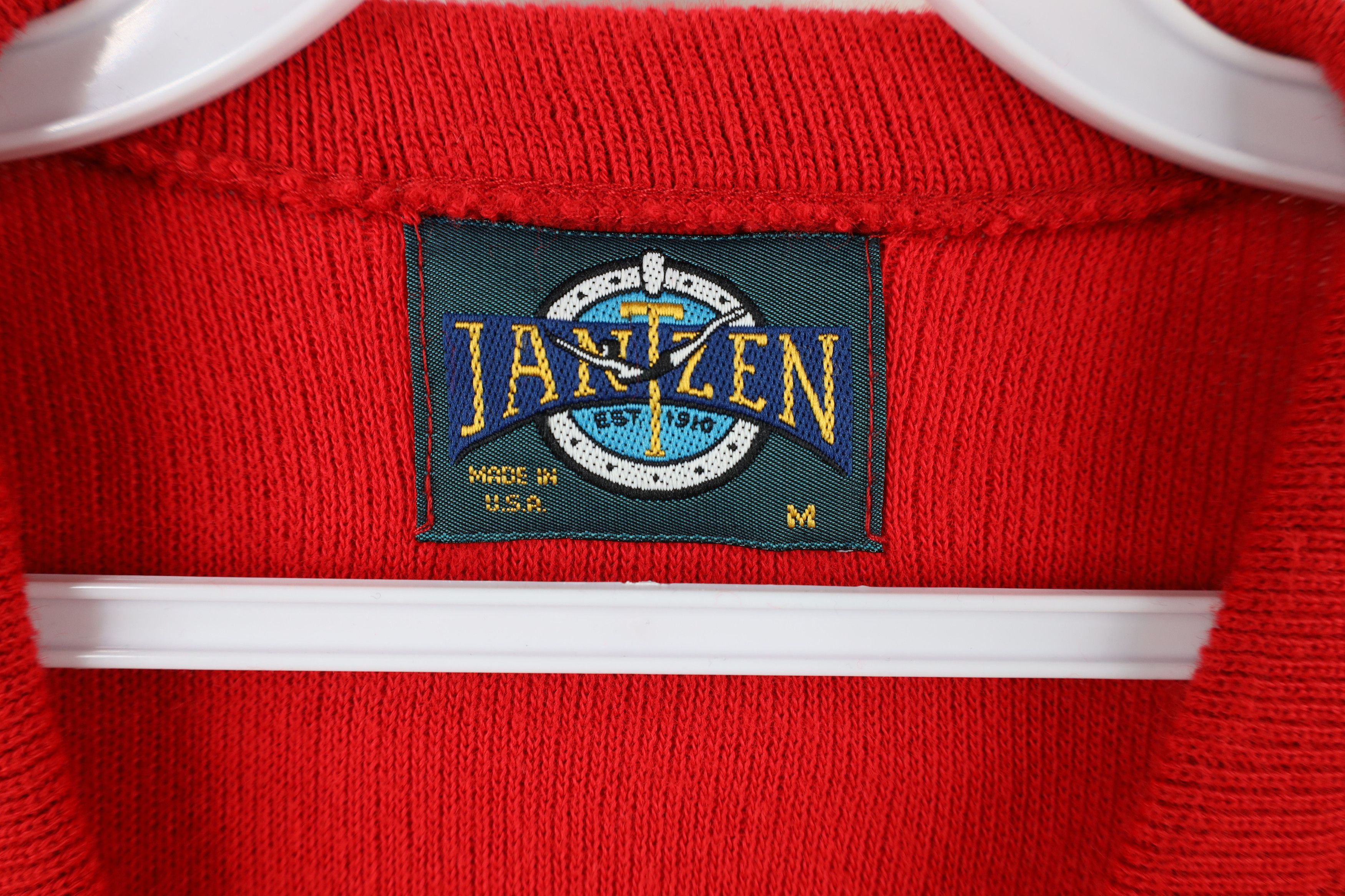 Vintage Vintage 70s Streetwear Blank Knit Sweater Vest Red USA Size US M / EU 48-50 / 2 - 6 Thumbnail