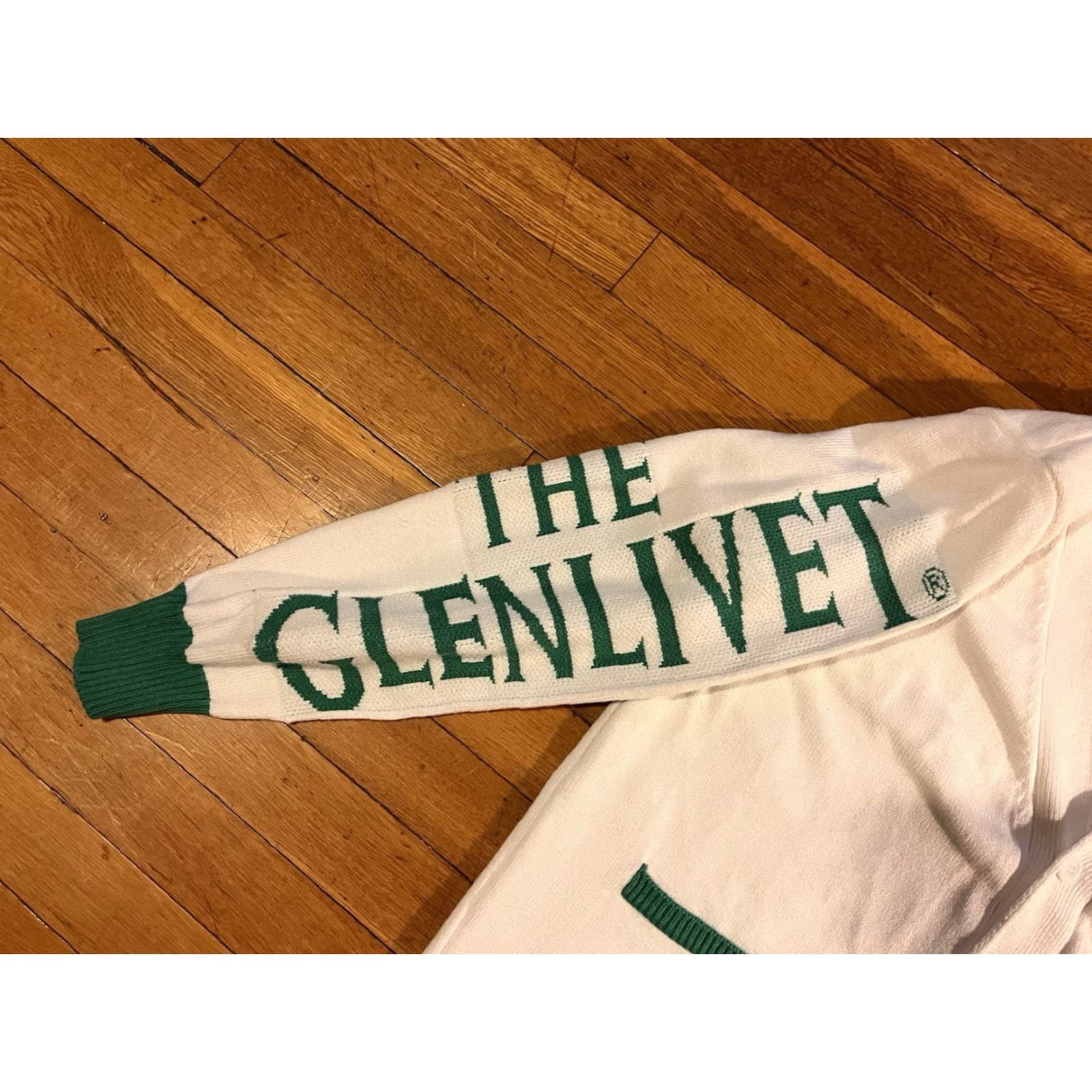 Vintage The Glenlivet Sc o tch Cardigan Sweater Men’s Large White Size US L / EU 52-54 / 3 - 3 Thumbnail