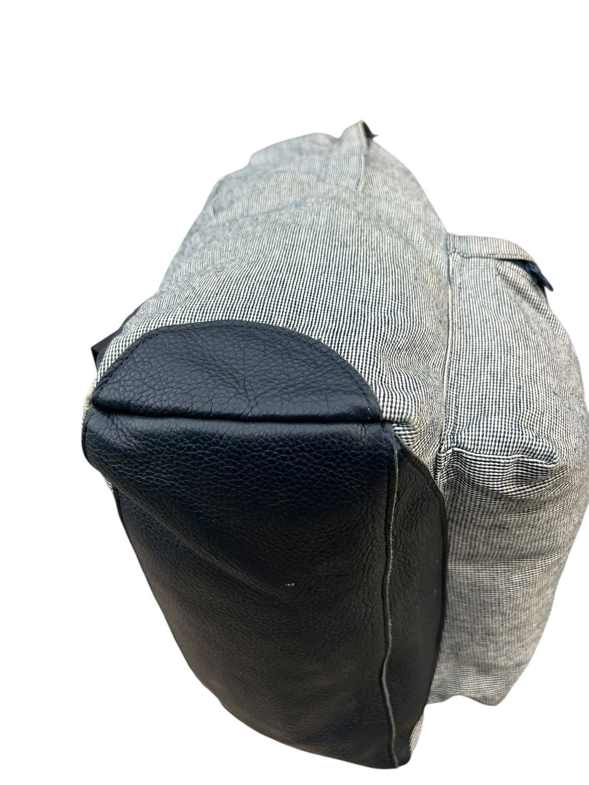 Unused Unused Japan Leather Cotton Backpack Bag Size ONE SIZE - 16 Thumbnail