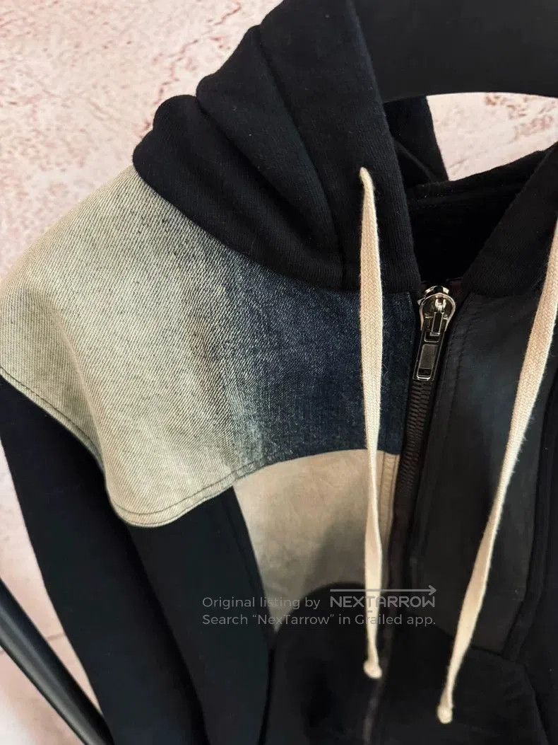 Rick Owens Rick Owens Color Blocked Fleece Hoodie. Size US S / EU 44-46 / 1 - 2 Thumbnail
