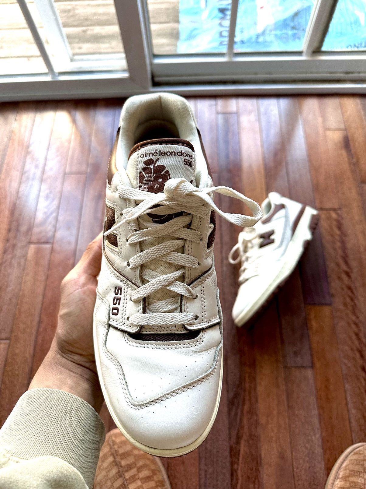 Aime Leon Dore × New Balance New Balance x Aime Leon Dore 550 - Brown - size 12 Size US 12 / EU 45 - 11 Thumbnail