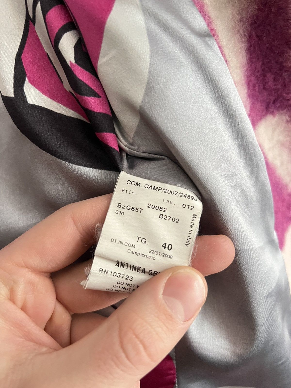 Emporio Armani 2007 Emporio Armani Pattern jacket Size M / US 6-8 / IT 42-44 - 6 Thumbnail