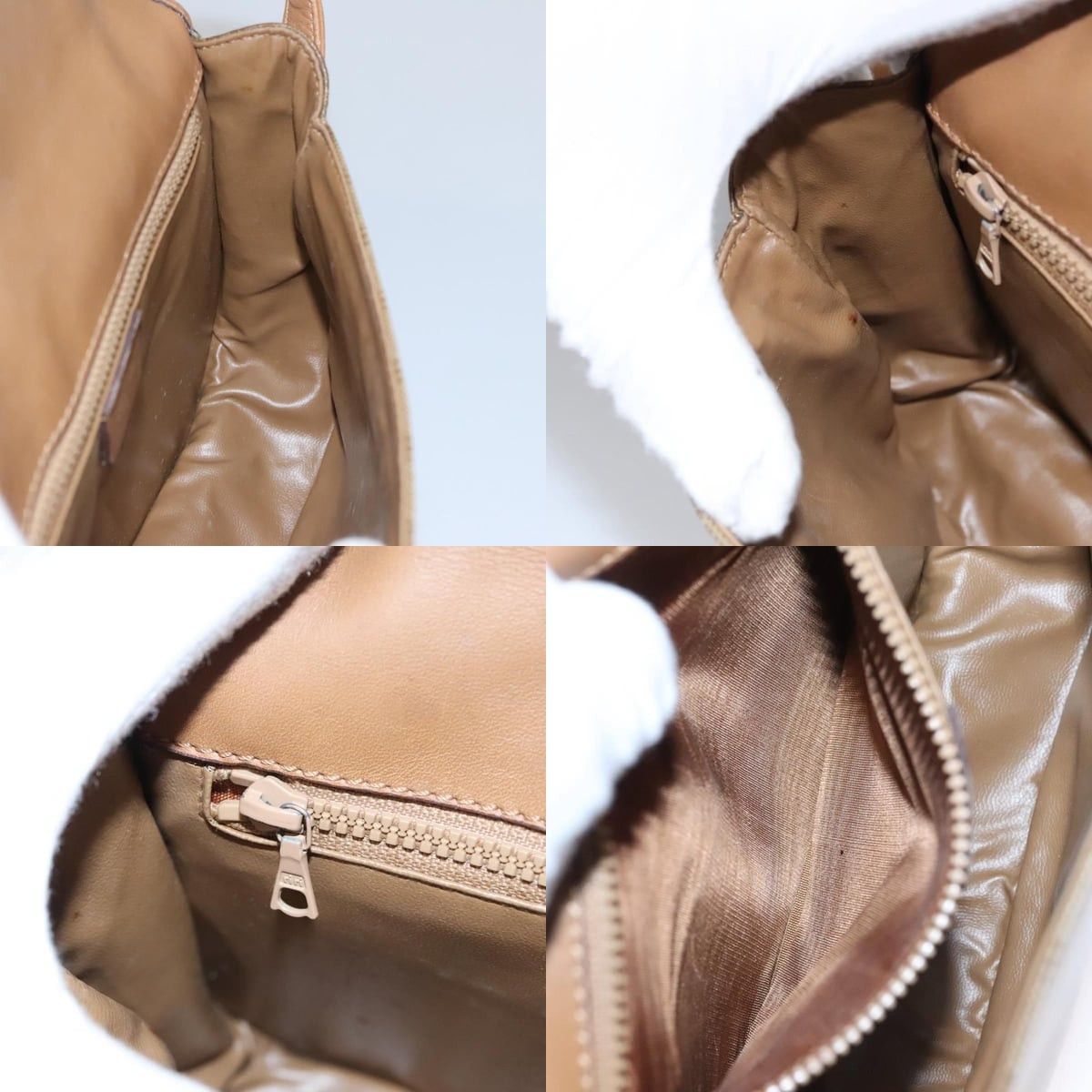 Celine CELINE Macadam Canvas Shoulder Bag Beige Size ONE SIZE - 12 Thumbnail