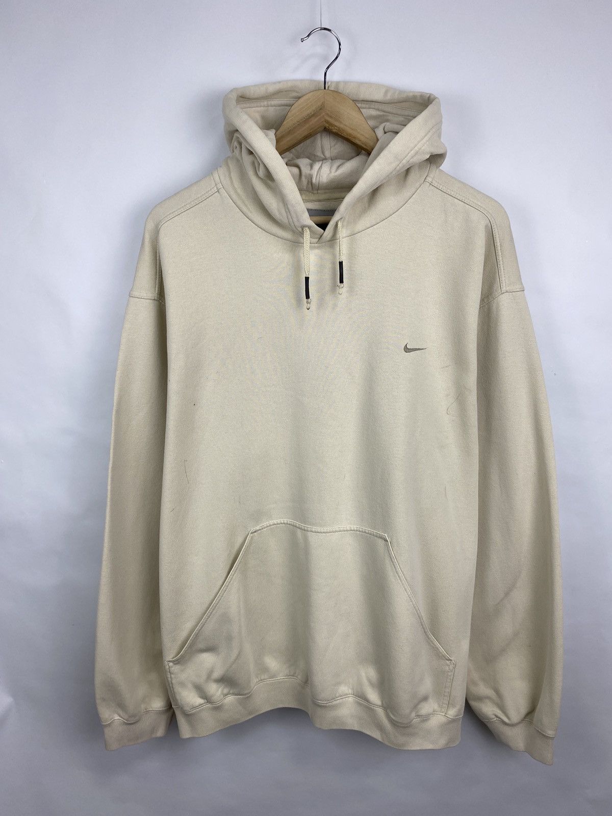 Nike 🇺🇸 Vintage 90s Nike Swoosh Small Logo Y2K Hoodie Rare Size US XL / EU 56 / 4 - 3 Thumbnail