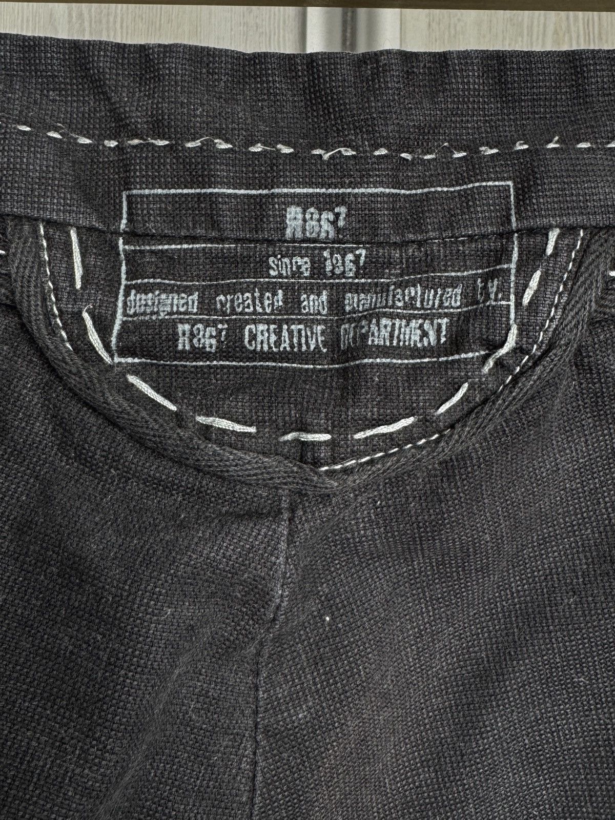 If Six Was Nine R867 y2k Avant Garde bondage style assymetrical pants cargo Size 32" / US 10 / IT 46 - 12 Thumbnail