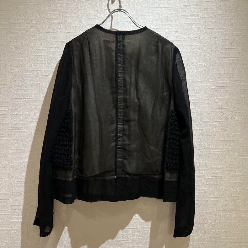 Comme des Garcons Comme Des Garcons Wool knit paneled top Size S / US 4 / IT 40 - 2 Thumbnail