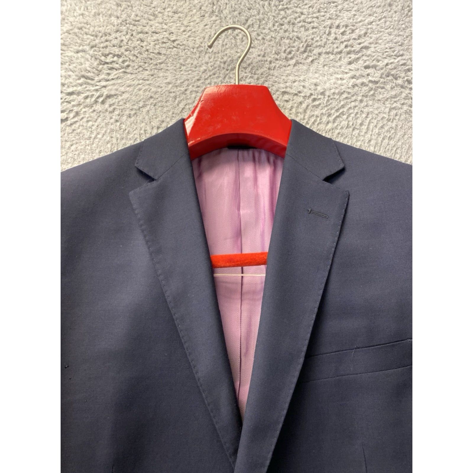 Vintage VINTAGE Zanetti Navy Blue Wool 2-Button Single-Breasted Blazer Men 38R Sports Size 38R - 2 Thumbnail