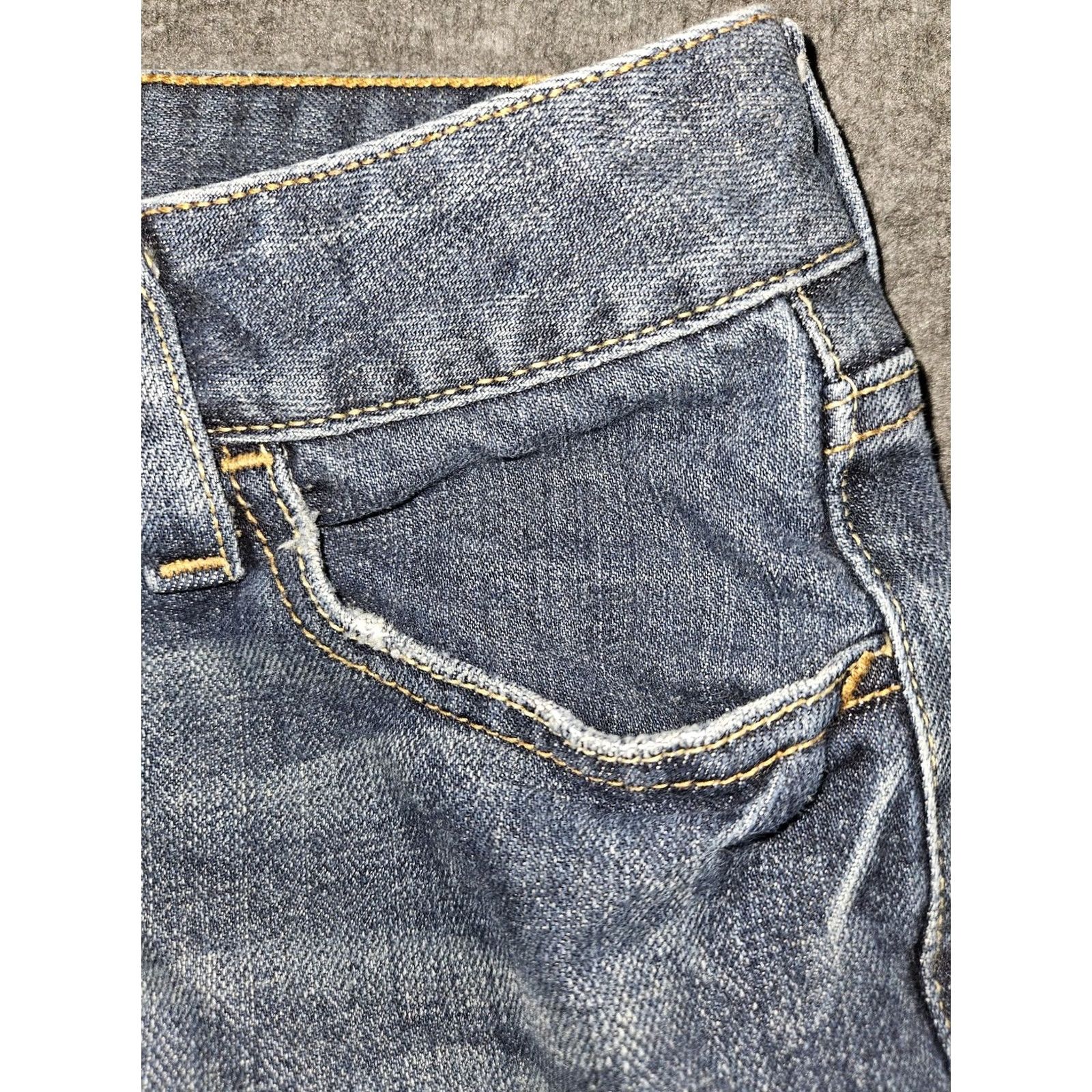 Gap GAP Flare Jeans Womens 10 Mid Rise Stretch Denim Bootcut Classic Pants 00's Size 32" / US 10 / IT 46 - 7 Thumbnail